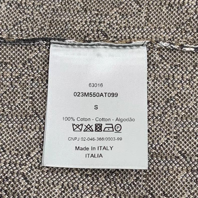 Dior Dior Grey-brown logo jacquart full-print cotton lapel sing Size US S / EU 44-46 / 1 - 7 Thumbnail