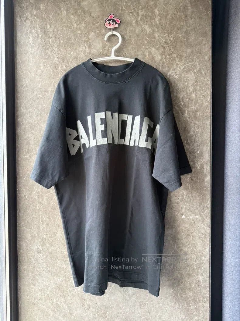 Balenciaga Balenciaga Silver tape short-sleeve Size US XS / EU 42 / 0 - 1 Thumbnail