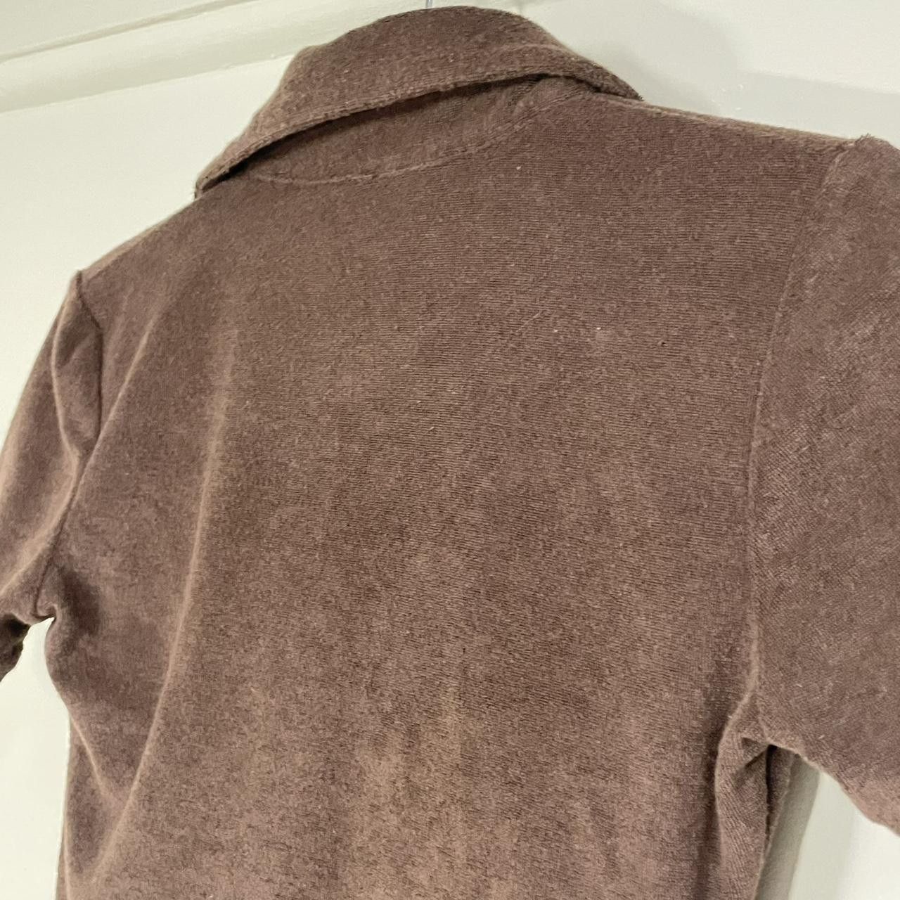 Other White Fox Modern Chocolate Brown Button Front Size M / US 6-8 / IT 42-44 - 4 Thumbnail
