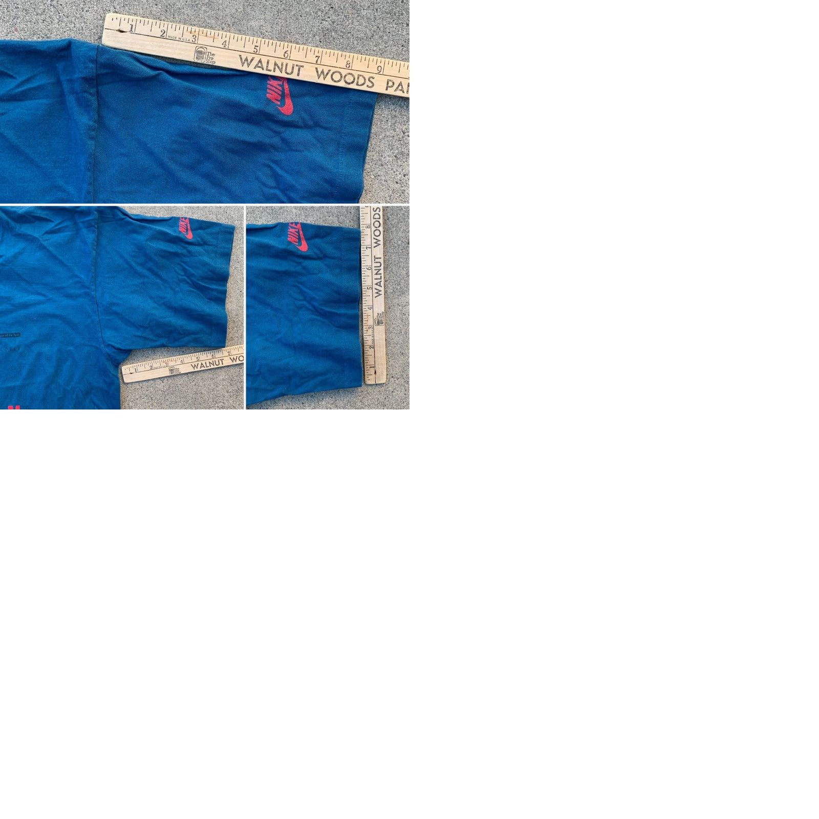 Nike VINTAGE Nike Air Jordan 23 Graphic Tee L Mens Blue 90s 1990s Single Stitch Made in USA Shirt T-Shirt Size US L / EU 52-54 / 3 - 9 Thumbnail