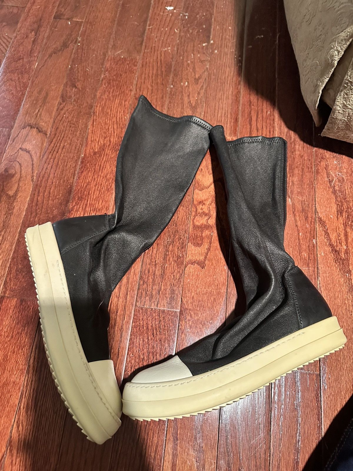 Rick Owens Rick Owens Mainline leather mid boots size 36 Italy women 6 Size US 6 / IT 36 - 1 Thumbnail