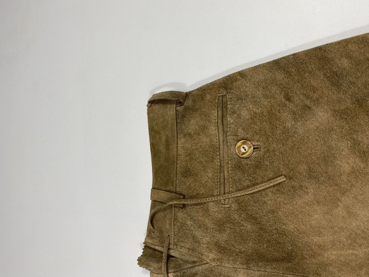 Genuine Leather 🔥LASTDROP🔥 Leather Spieth Wensky Traditional Leather Shorts Size 31" - 18 Thumbnail