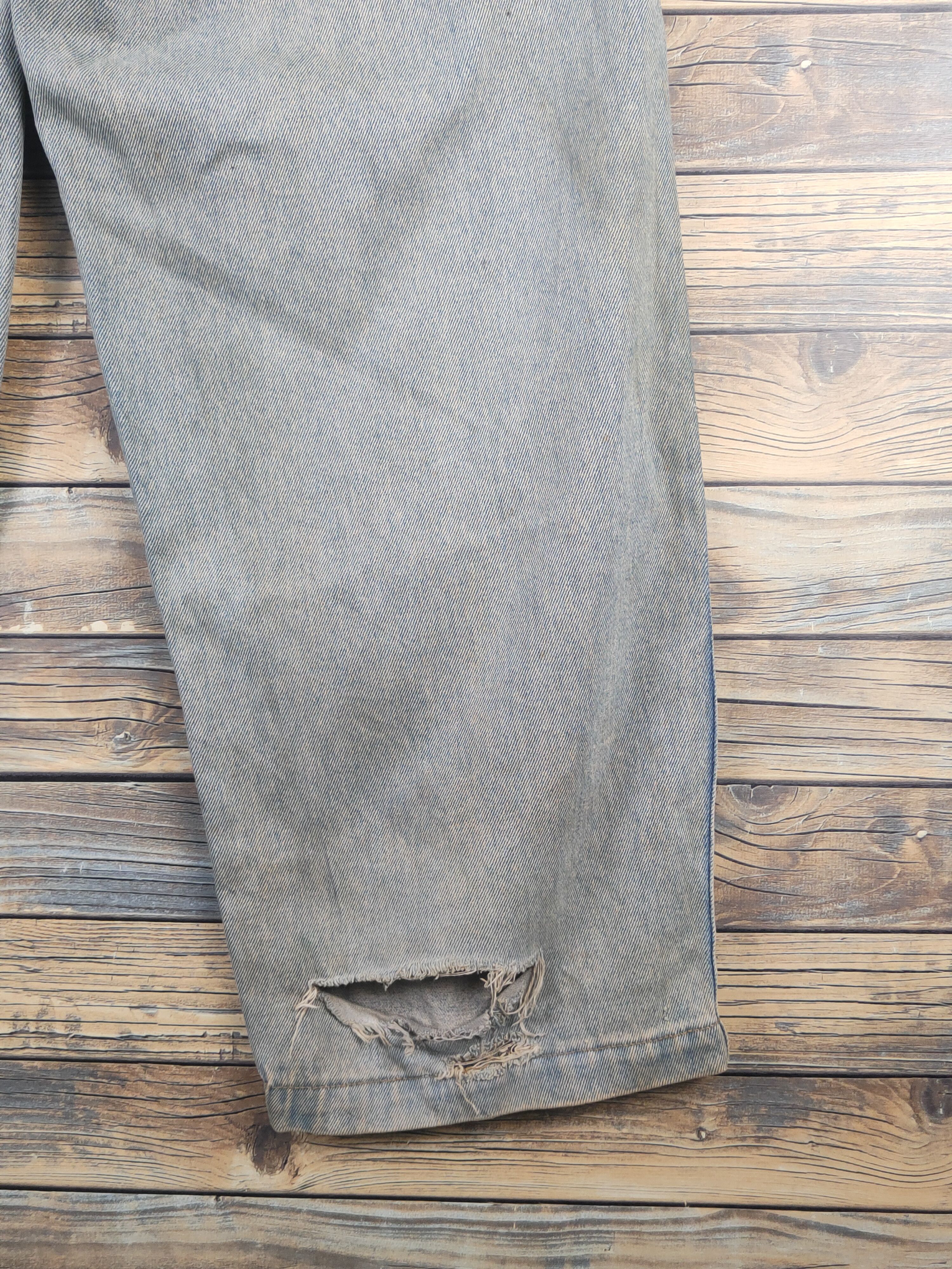 Japanese Brand K.S.B.B Light Blue Faded Distressed Ripped Jeans #W1612 Size US 30 / EU 46 - 13 Thumbnail