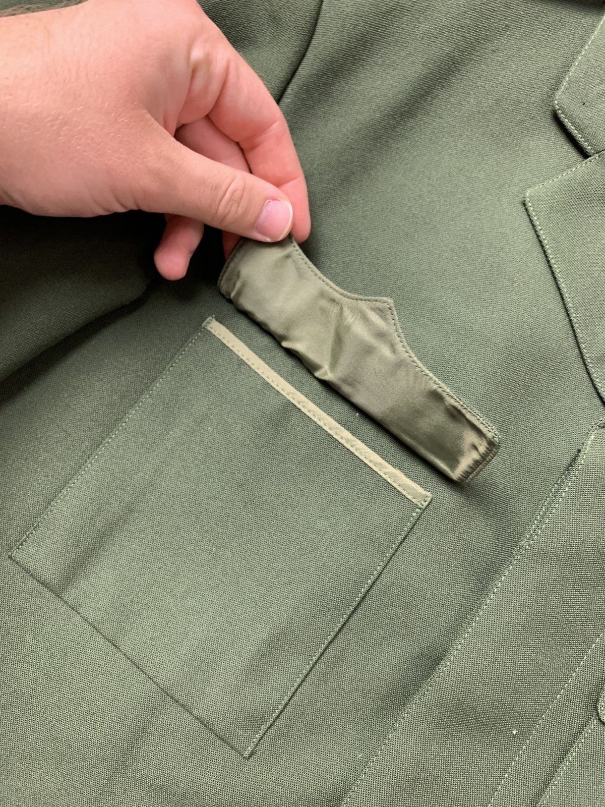 Vintage 80s Cropped Swedish Army Jacket Boxy Vintage Y2K Size US M / EU 48-50 / 2 - 7 Thumbnail