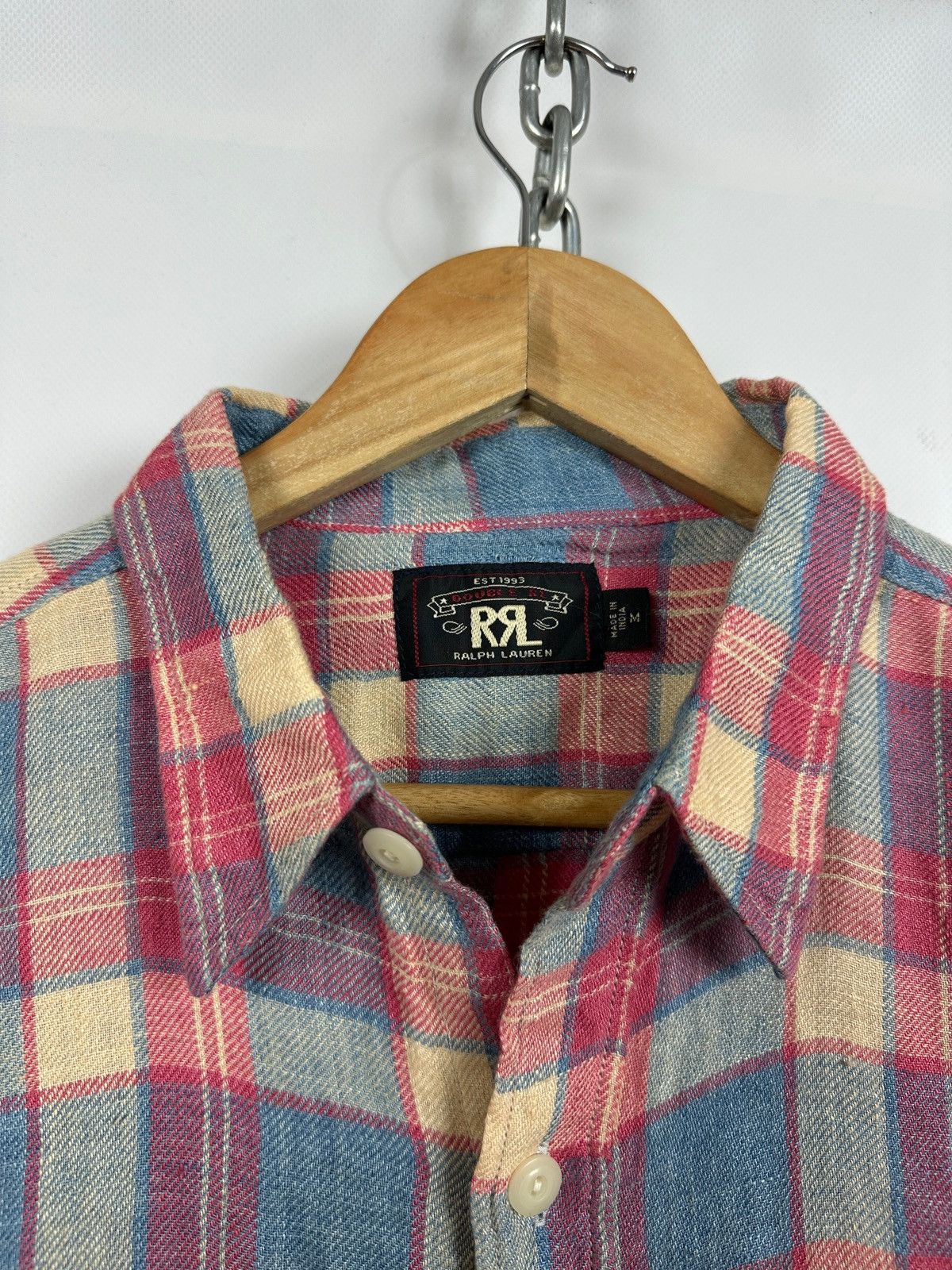 Polo Ralph Lauren RRL Ralph Lauren Double RL Flannel Long Sleeve Button Shirt Size US M / EU 48-50 / 2 - 21 Thumbnail