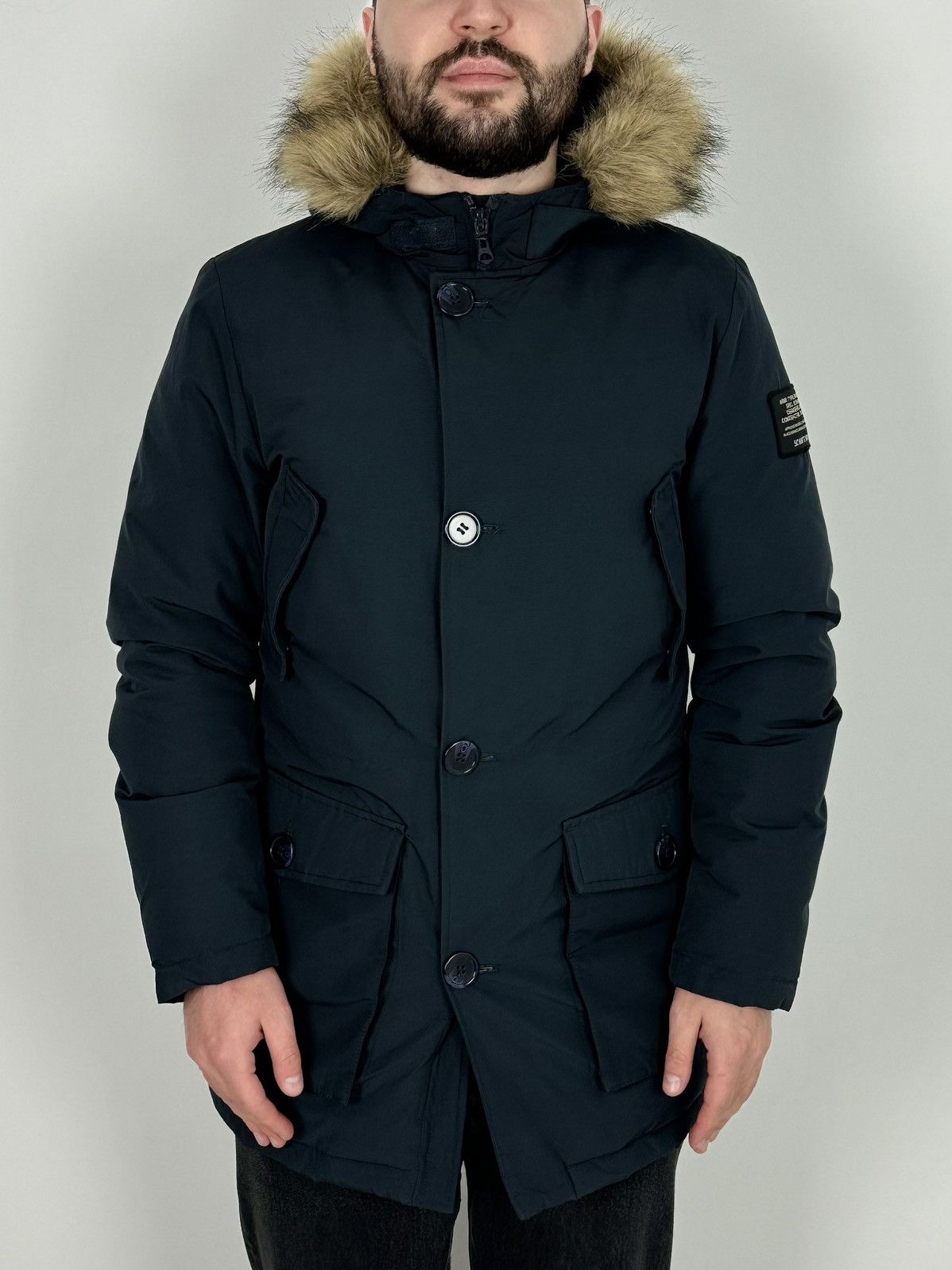 Schott Schott NYC Army Tupe Garment Down Winter Parka Jacket Size US S / EU 44-46 / 1 - 2 Thumbnail