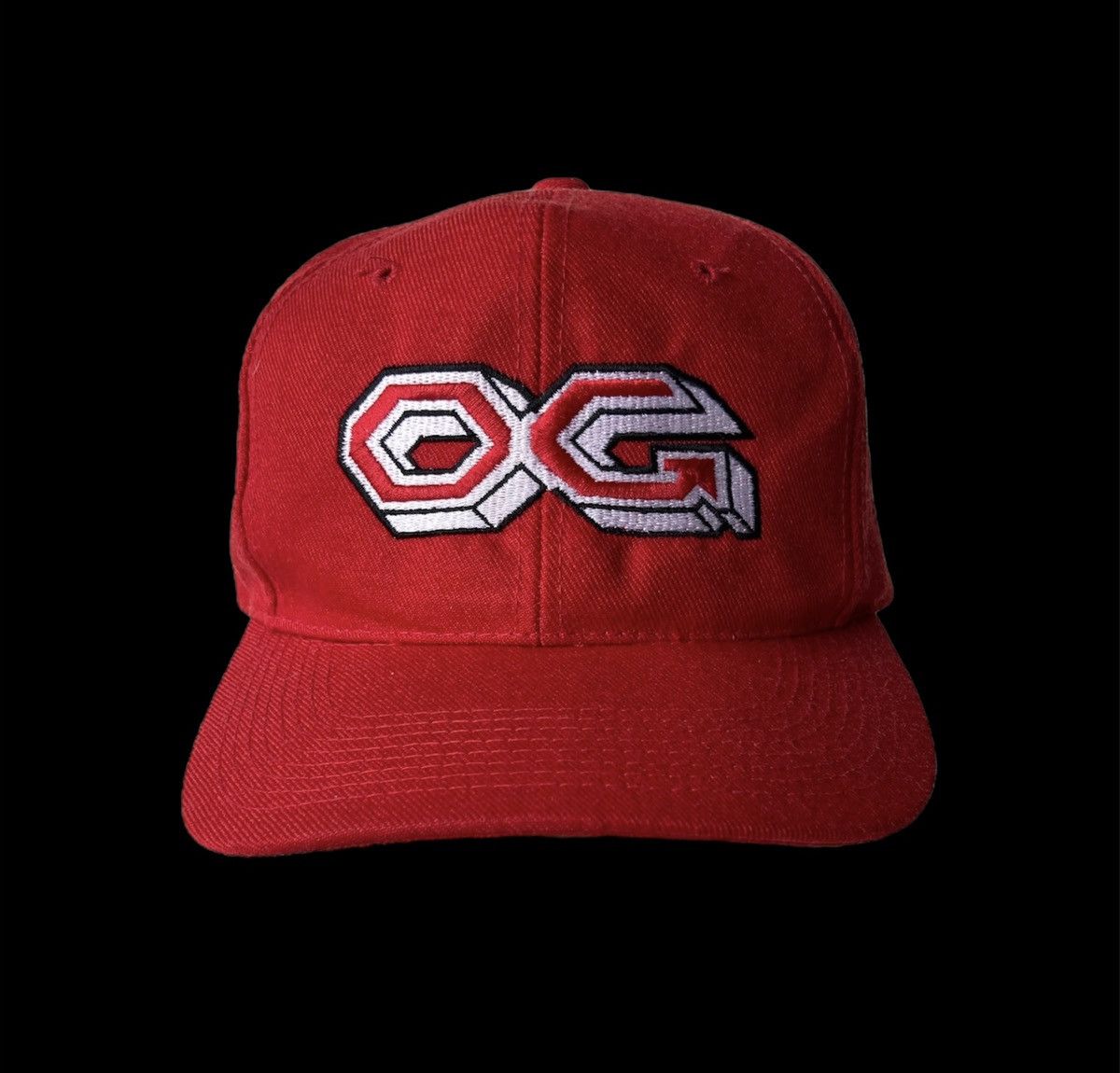 Vintage Vintage 90s OG Red SnapBack Cap Youngan Hat Hiphop Rap kush Size ONE SIZE - 1 Thumbnail