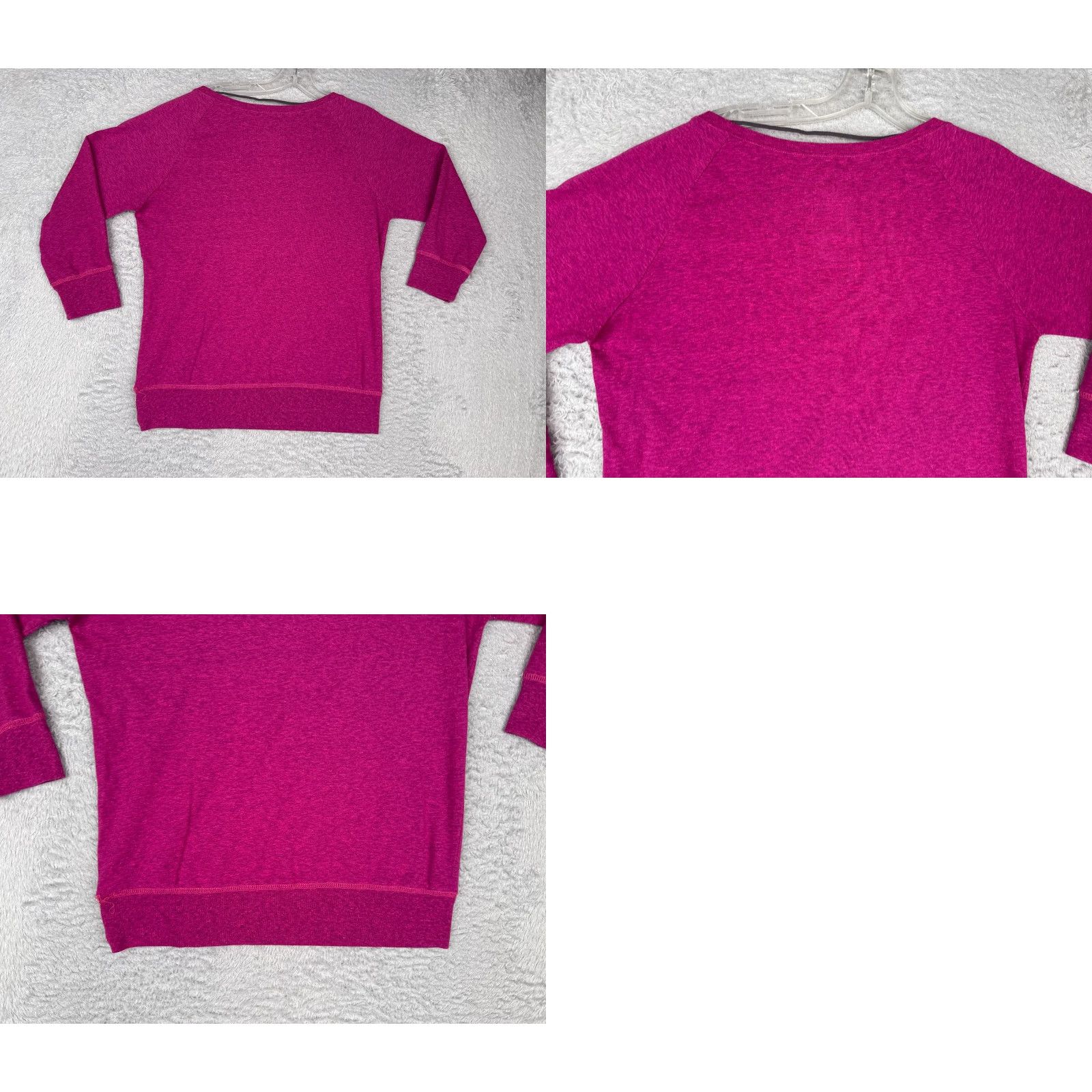 The North Face The North Face Shirt Women Medium Purple Gold Long Sleeve Crew Neck Cotton Slim Size M / US 6-8 / IT 42-44 - 9 Thumbnail