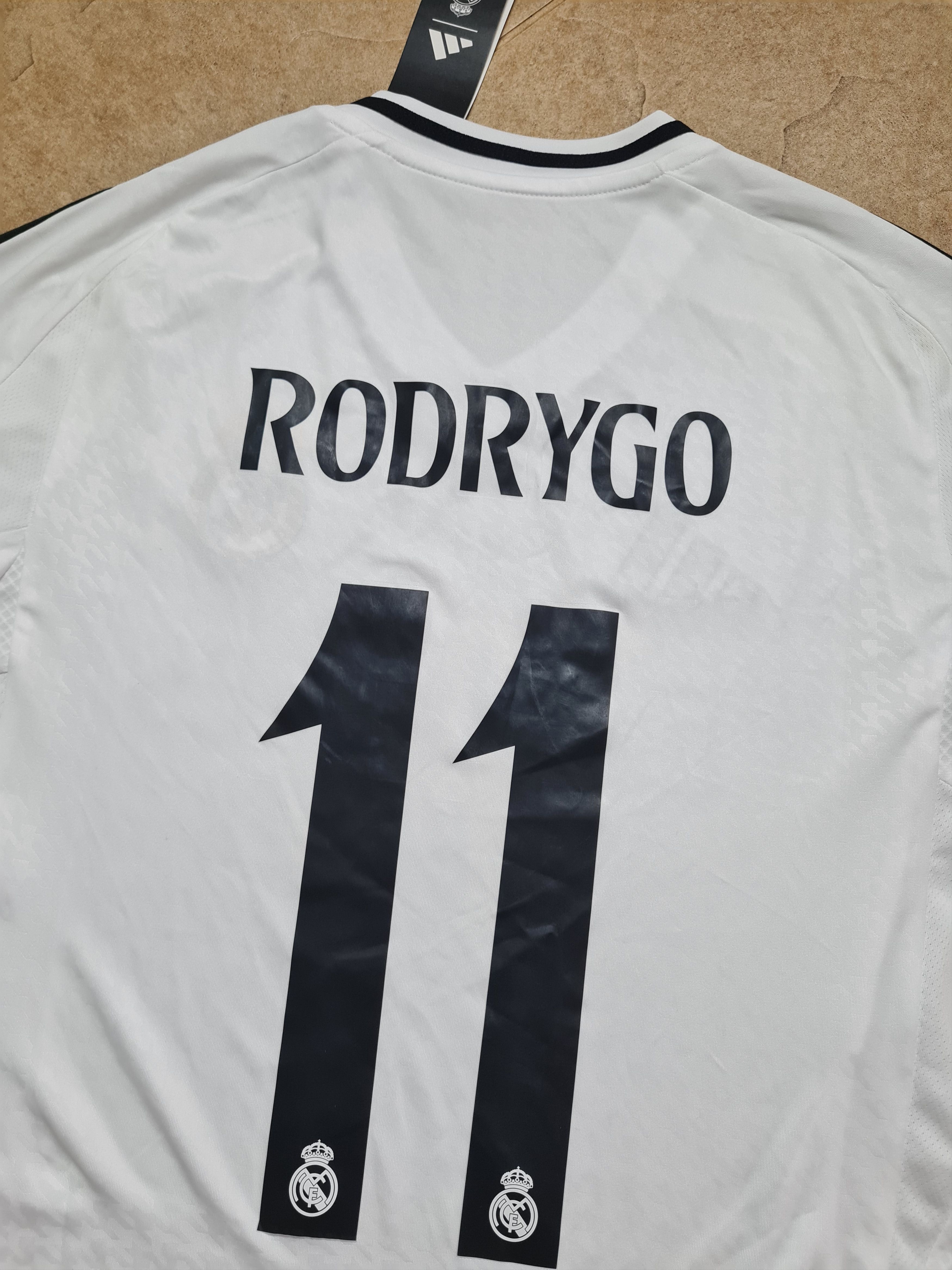 Adidas Adidas Real Madrid 2024-25 Home Shirt Rodrygo 11 IU5011 Size US S / EU 44-46 / 1 - 9 Thumbnail
