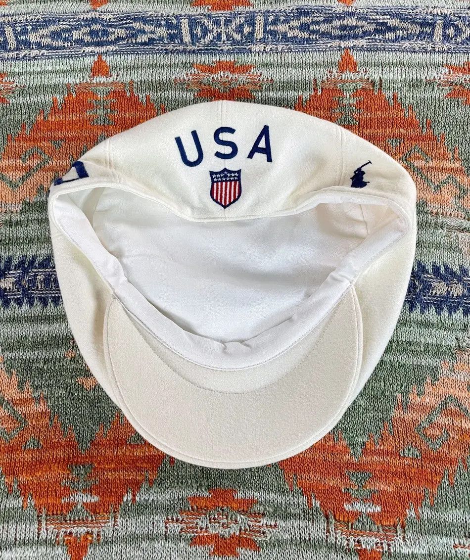 Polo Ralph Lauren Ralph Lauren Wool USA Kobe No. 10 Flat Cap Hat Peaked Cap Size ONE SIZE - 1 Thumbnail
