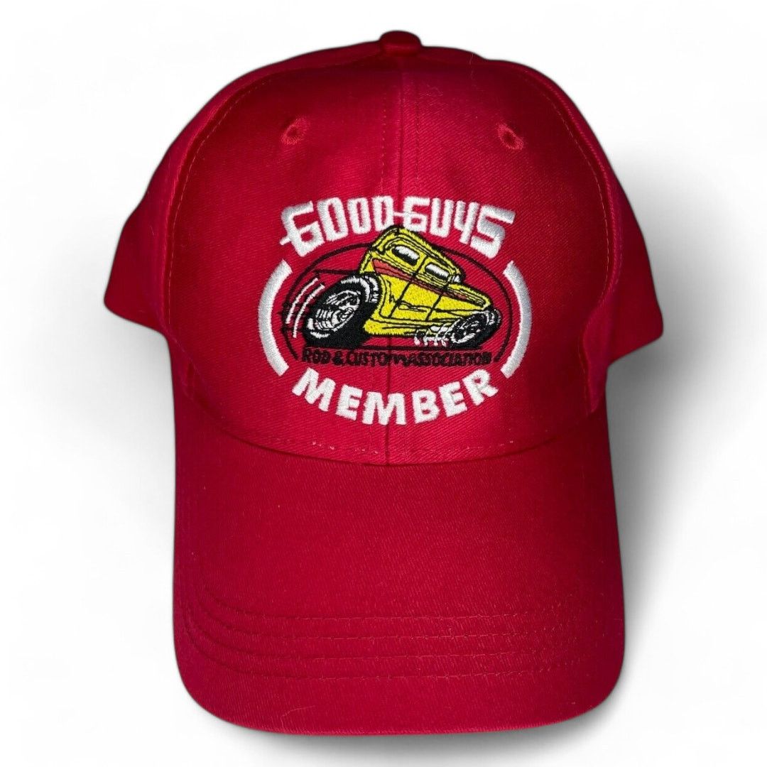 Vintage Goodguys Rod & Custom Association Red Member Snapback Hat Size ONE SIZE - 1 Thumbnail