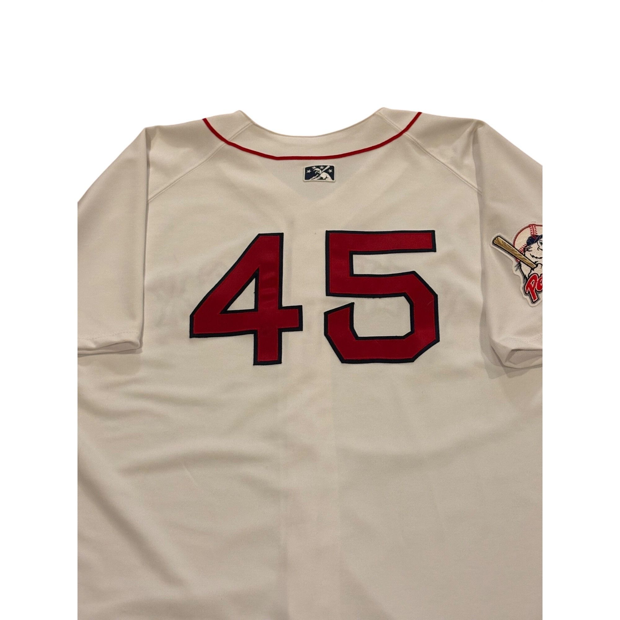 Russell Athletic Game Worn 2003 Pawtucket Red Sox Ryan Rupe #45 Minor League Size US XXL / EU 58 / 5 - 6 Thumbnail
