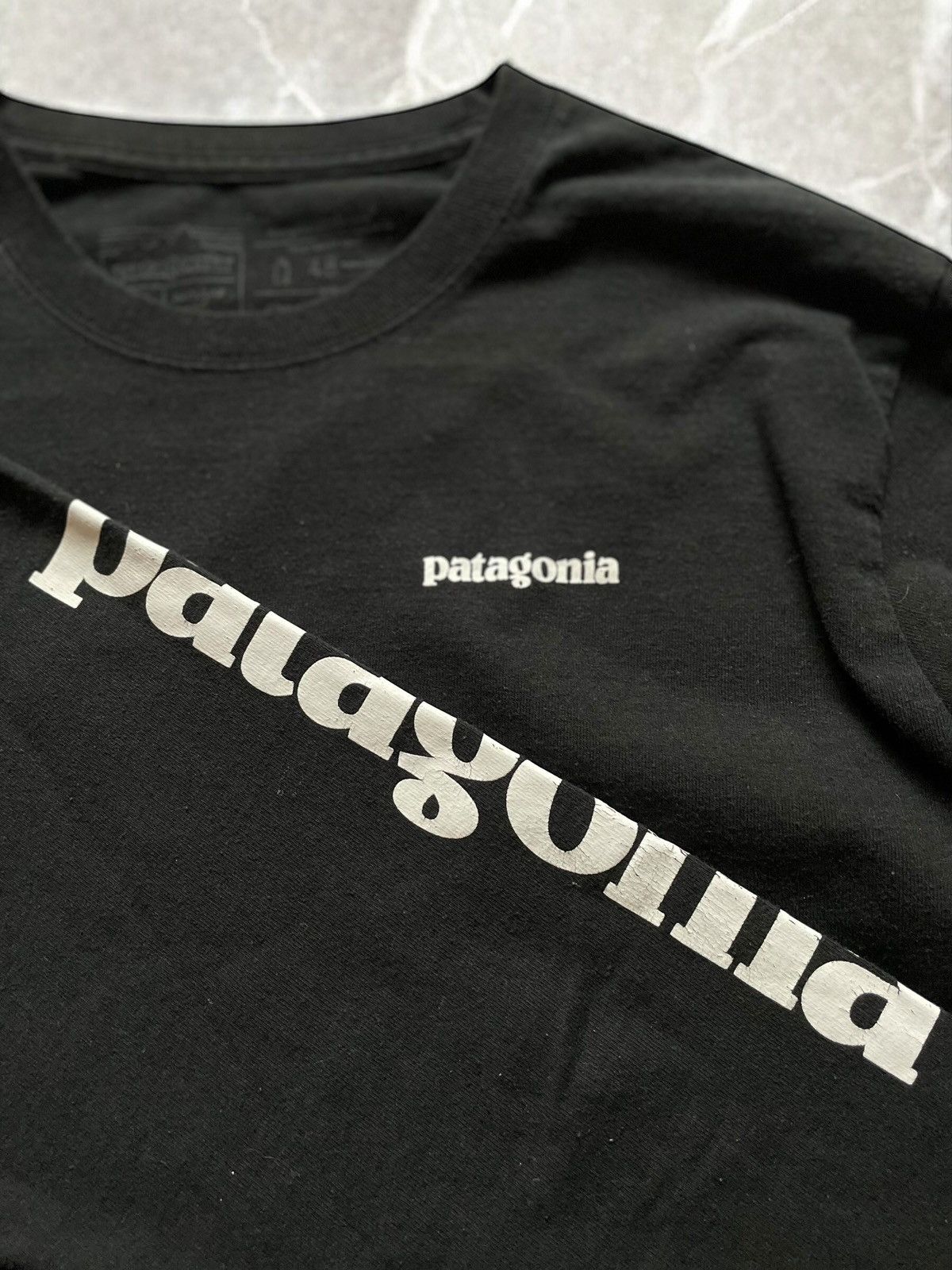 Patagonia × Vintage PATAGONIA BIG LOGO SWEATSHIRT RECYCLED Long Sleeve tee y2k Size US M / EU 48-50 / 2 - 3 Thumbnail