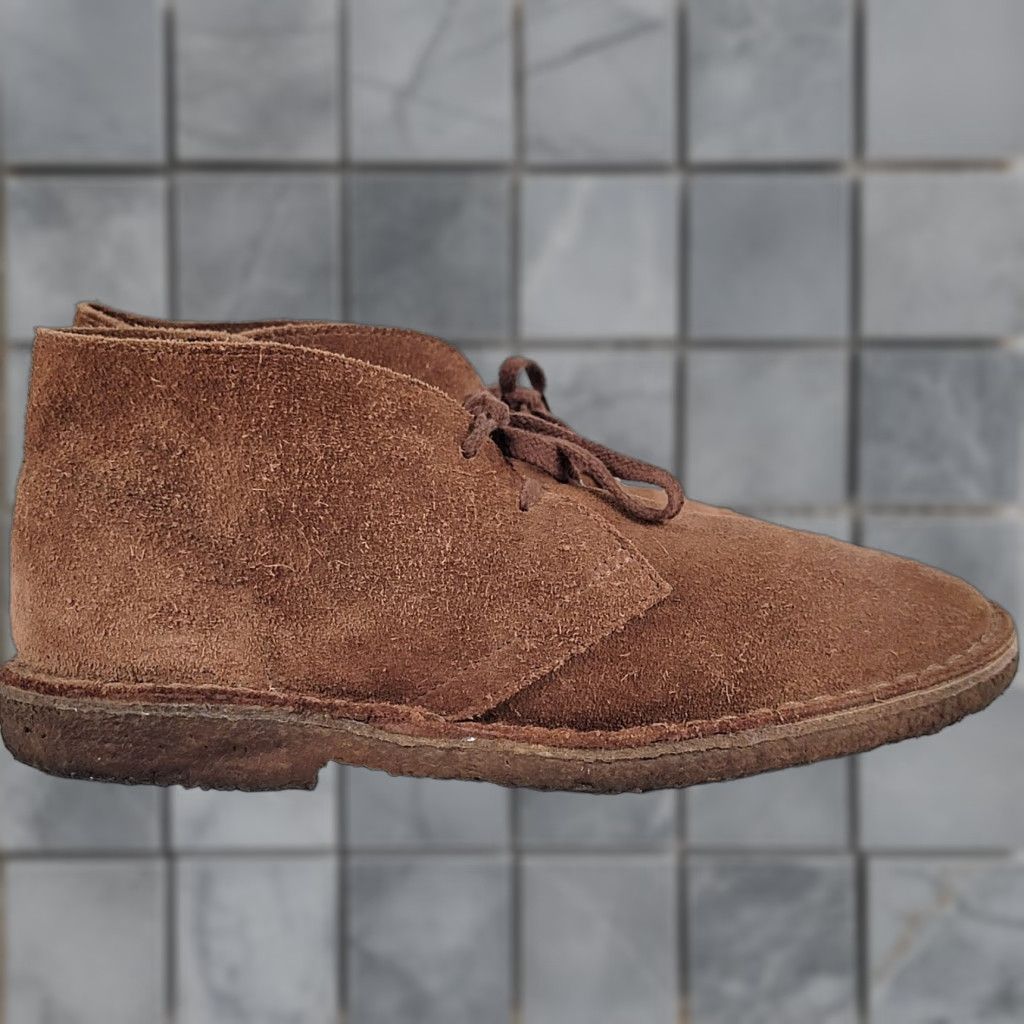 Clarks Clarks Desert Boot Mens 68531-Ginger Hairy Suede Size 7.5 M Brown Size US 8 / EU 41 - 1 Thumbnail