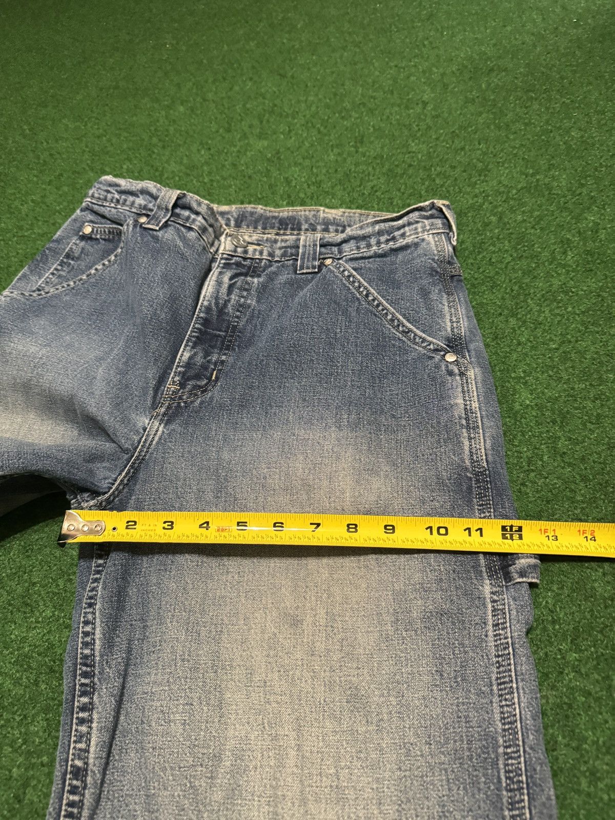 Vintage Vintage 90s Carpenter Baggy Wide Leg Skater 32x30 Jeans Size US 32 / EU 48 - 10 Thumbnail