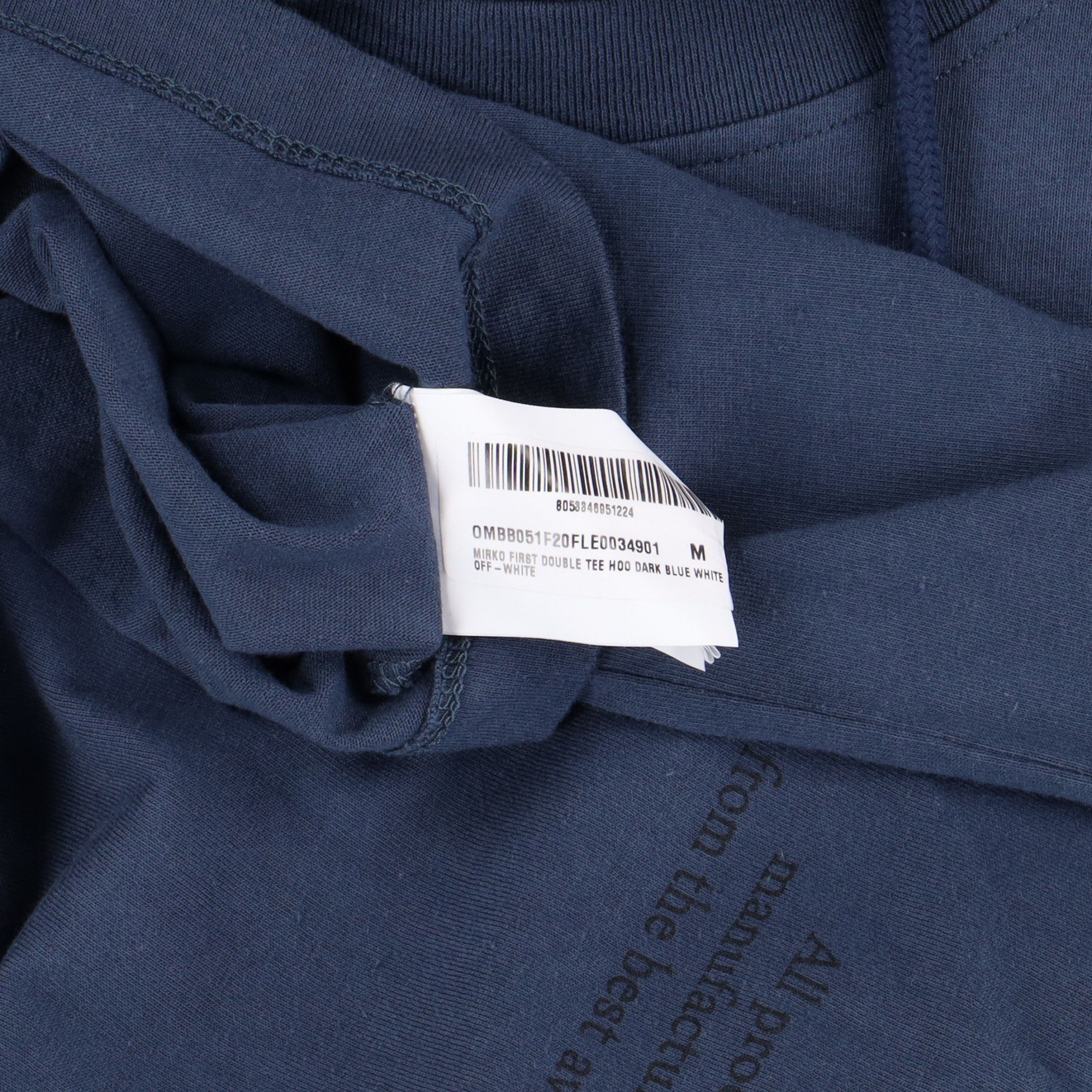 Off-White Blue Mirko First Oversized Layered Tee Hoodie Size US M / EU 48-50 / 2 - 6 Thumbnail