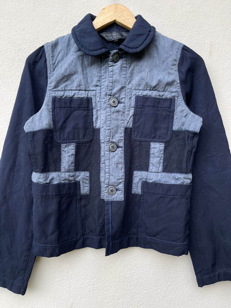 Comme des Garcons × Designer × Japanese Brand AD2010 Comme Des Garcons Patchwork Boro Jacket Size XS / US 0-2 / IT 36-38 - 4 Thumbnail