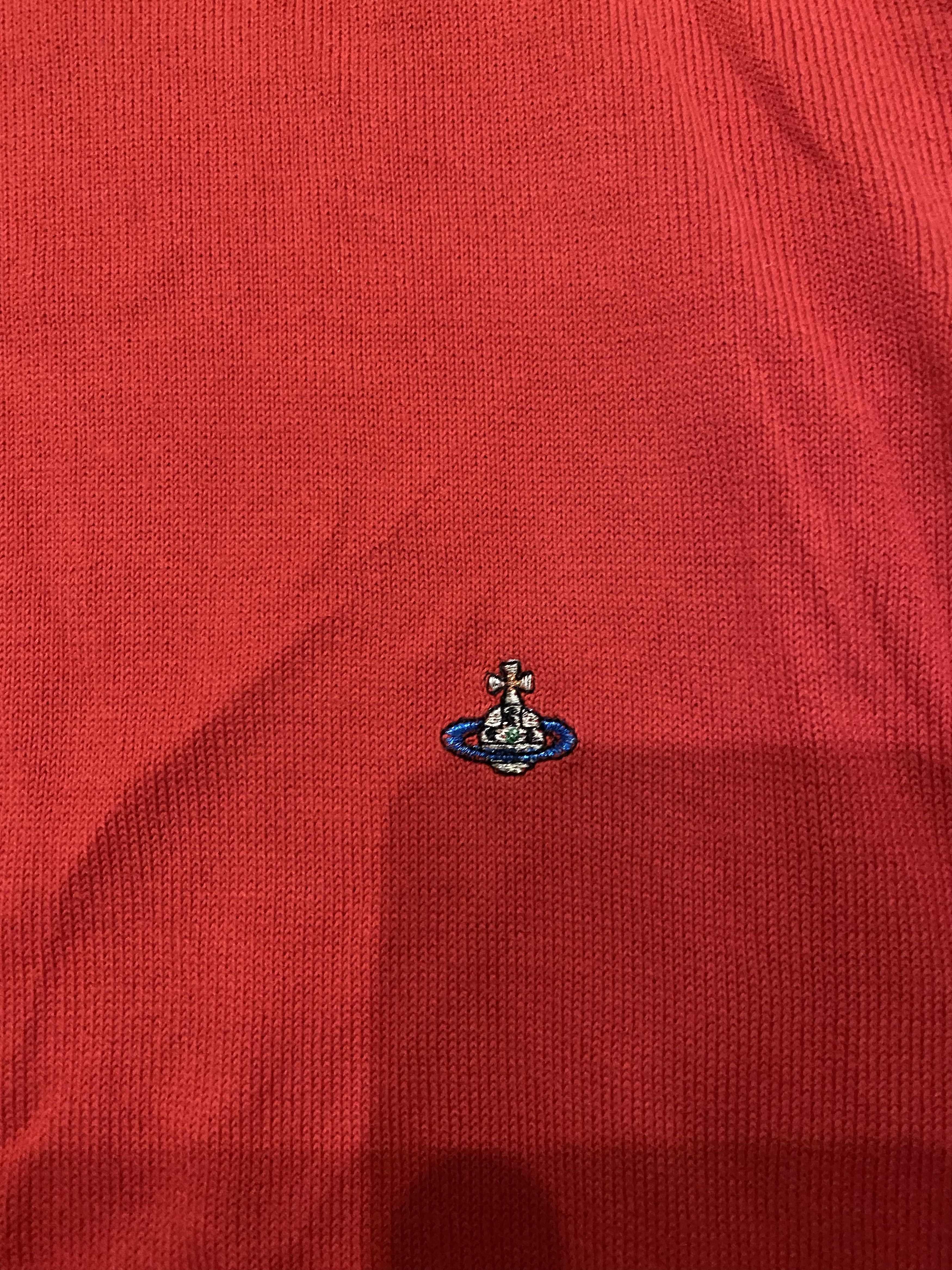 Vivienne Westwood Vivienne Westwood Front Logo Cotton Jumper Size US XL / EU 56 / 4 - 2 Thumbnail