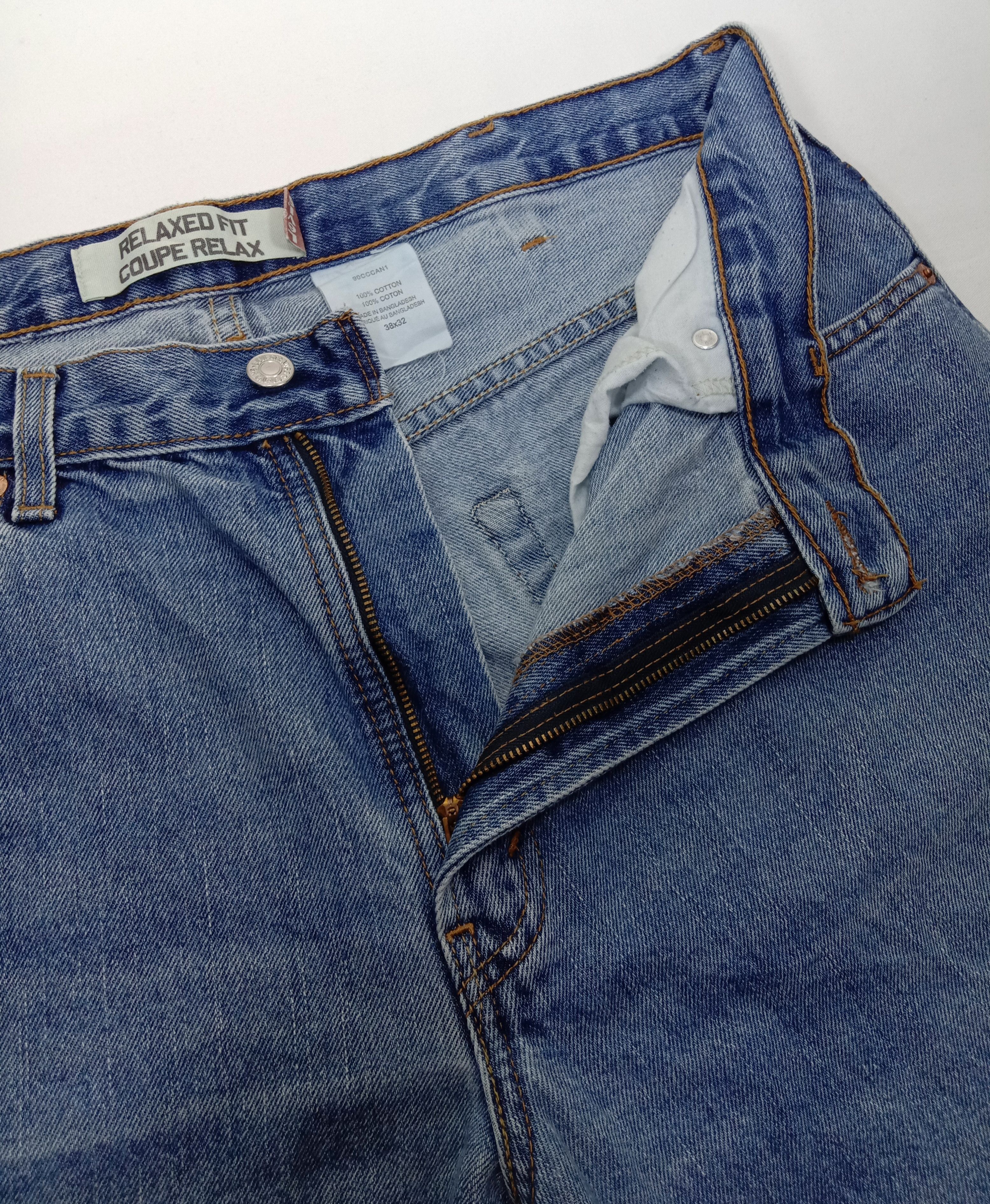 Levi's Vintage Levi's 550 Jeans Blue Wash Relaxed Fit Denim Size US 38 / EU 54 - 9 Thumbnail