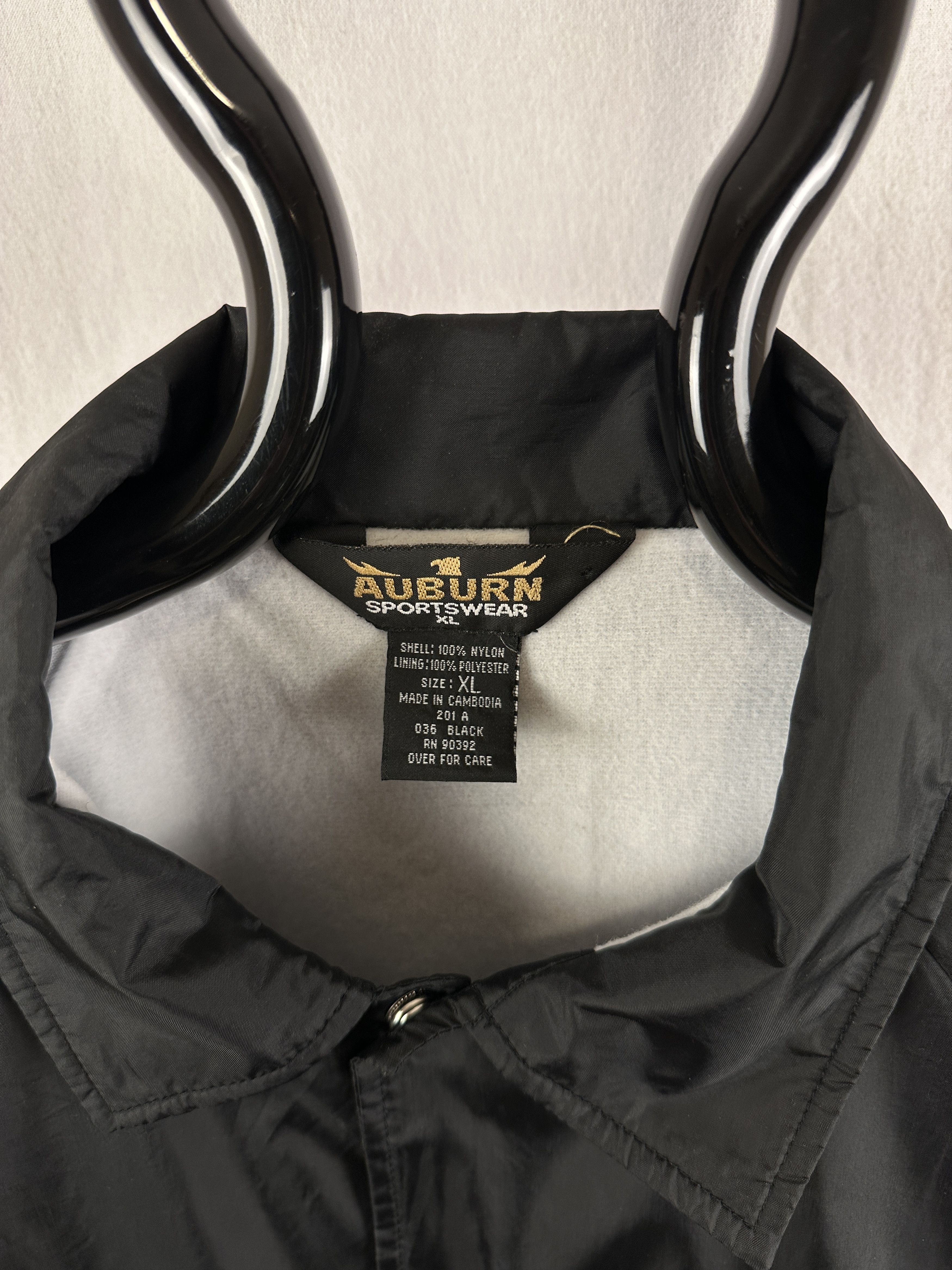 Auburn Sportswear × Vintage Vintage Coal Chamber Snap Button Windbreaker Rare XL Size US XL / EU 56 / 4 - 4 Thumbnail
