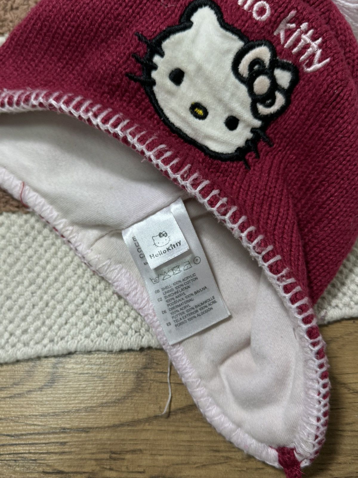 Cartoon Network CUTE HELLO KITTY AVIATOR HAT Size ONE SIZE - 4 Thumbnail