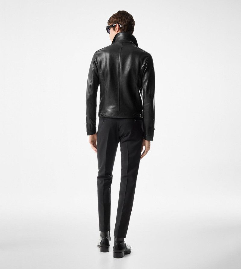 Tom Ford o1sndg1125 Leather Jacket in Black Size US M / EU 48-50 / 2 - 3 Thumbnail
