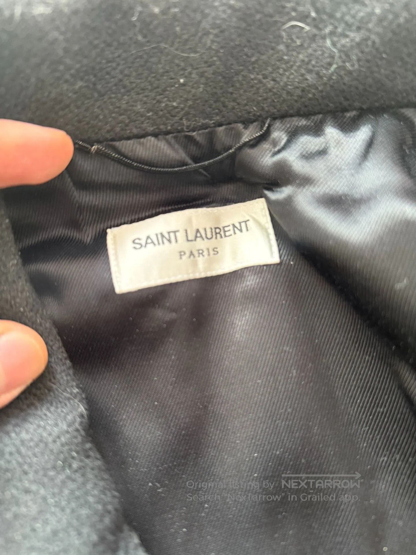 Saint Laurent Paris Saint Laurent Black White Striped Jacket. Size US M / EU 48-50 / 2 - 4 Thumbnail