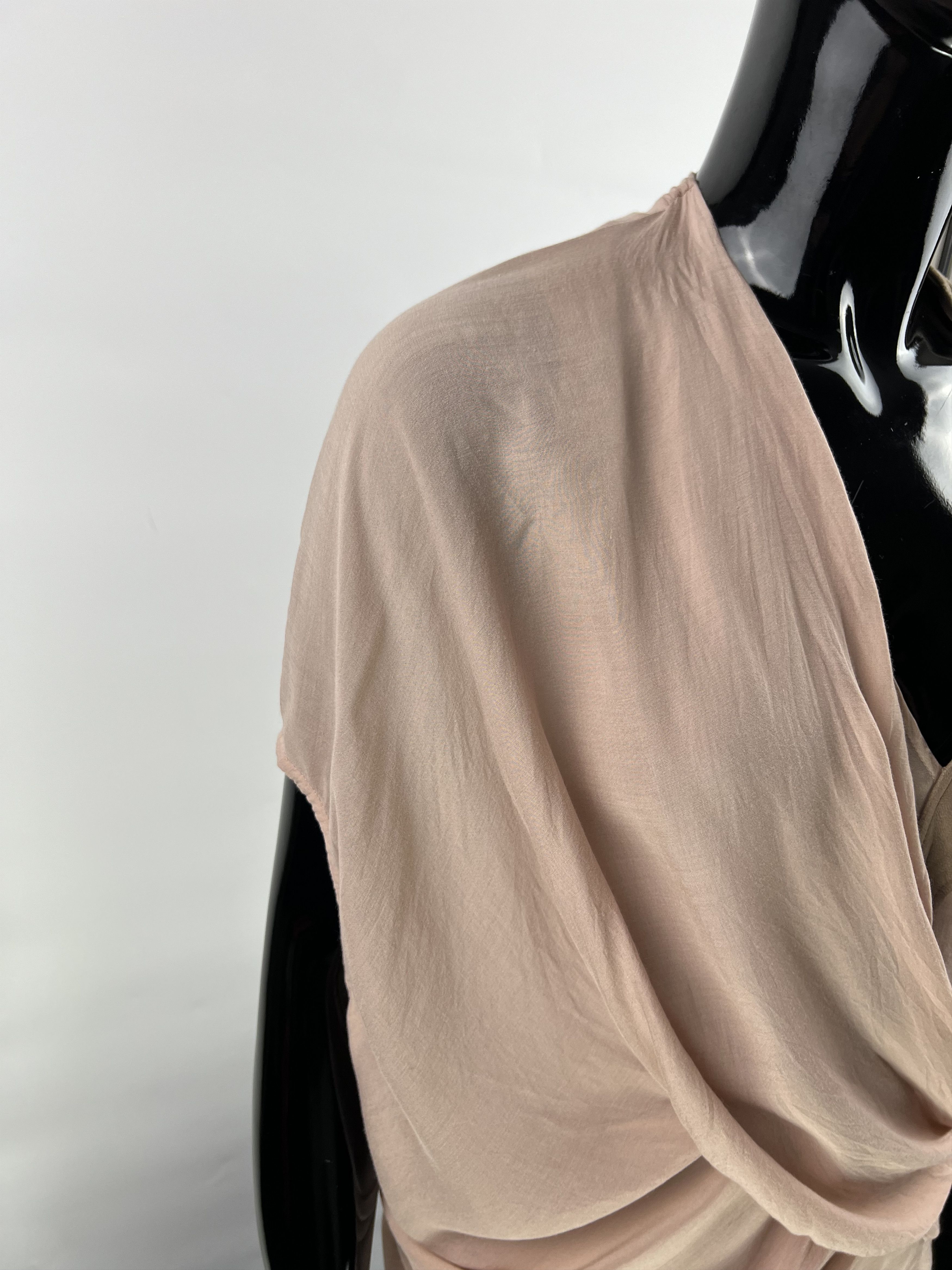 Helmut Lang Helmut Lang Asymmetrical Ruched Sleeveless Blouse Leather Size S / US 4 / IT 40 - 6 Thumbnail