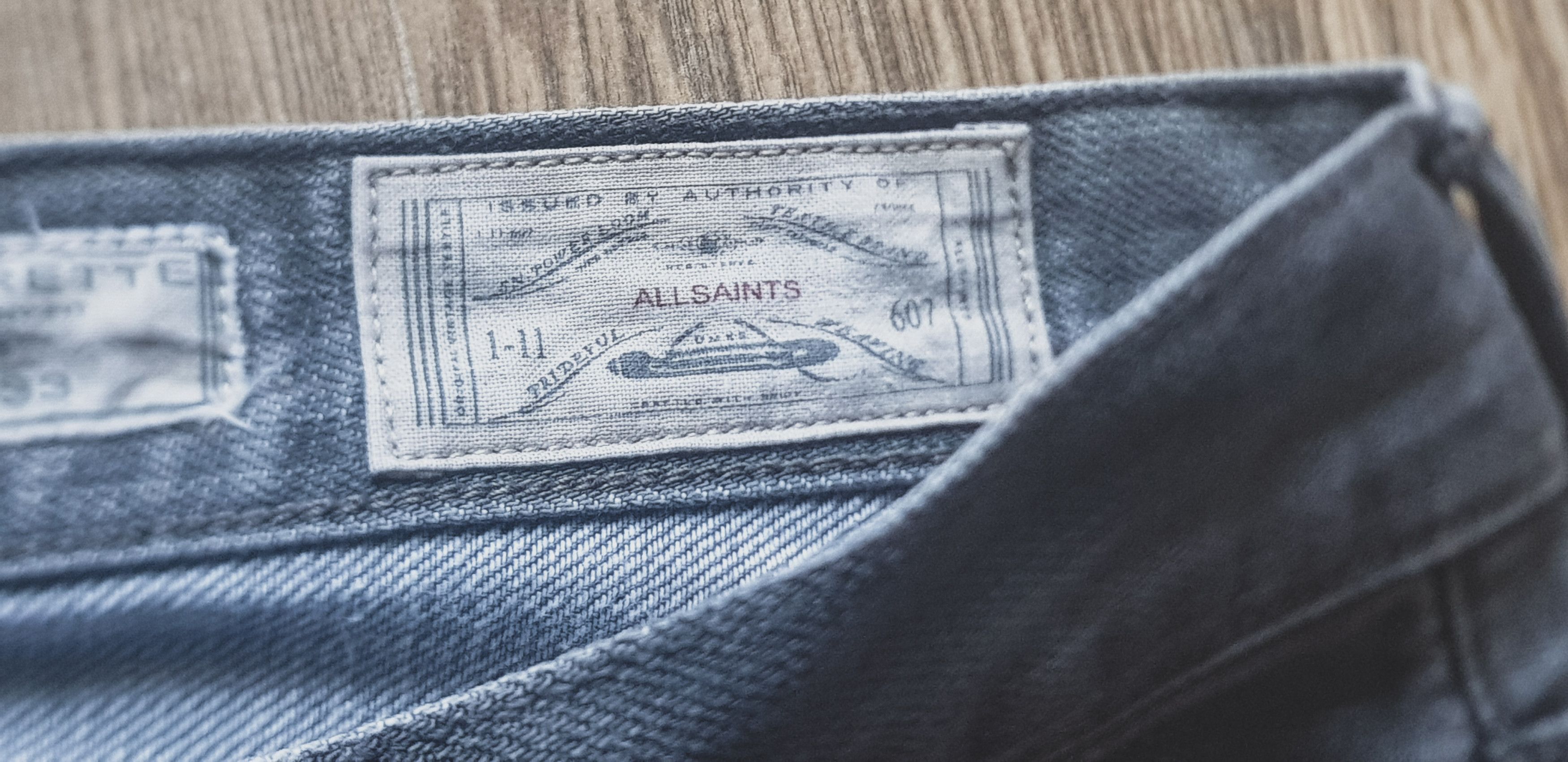 Allsaints 💨🖤Allsaints setsu smoke gray cigarette jeans 33 size 🖤 Size US 33 - 10 Thumbnail