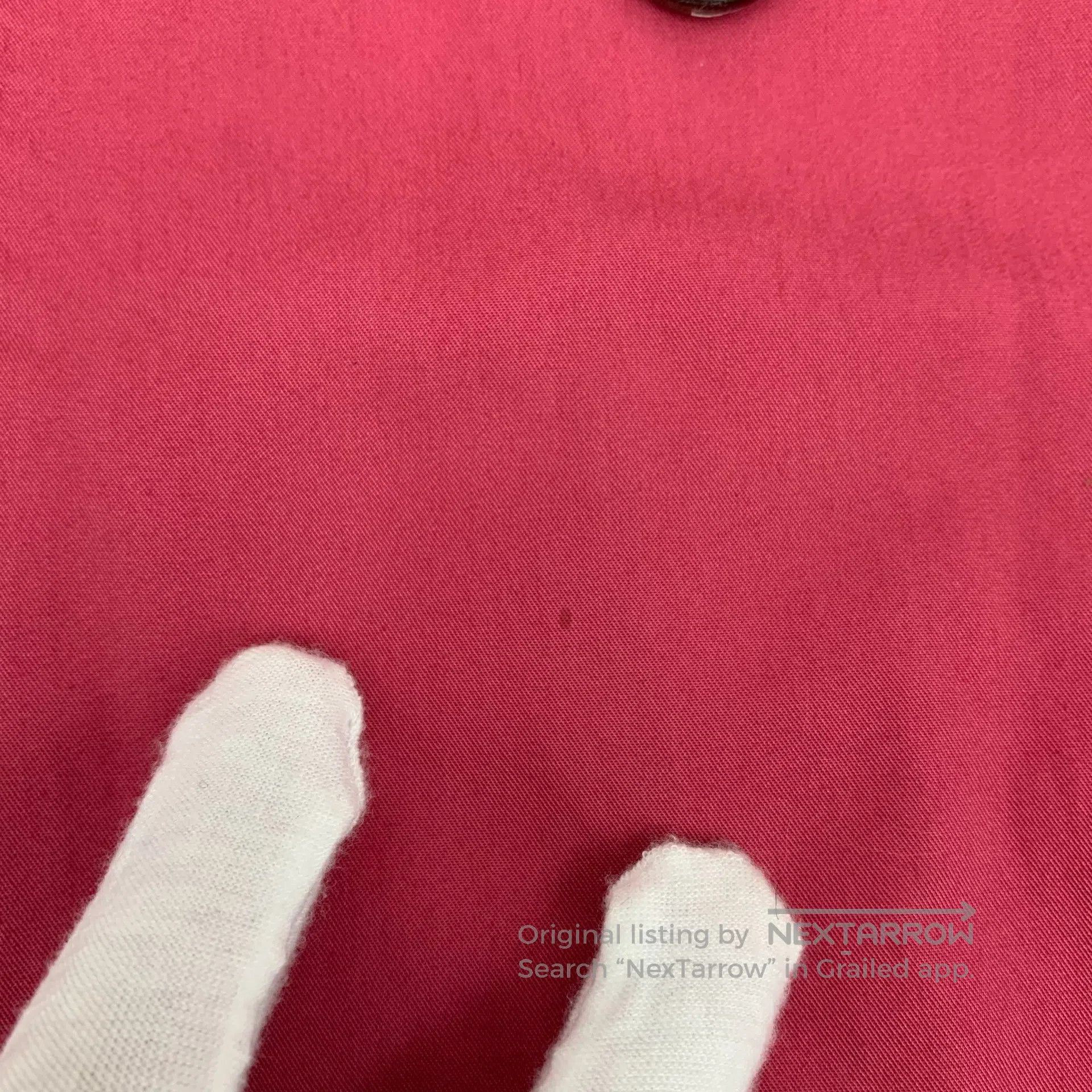 Burberry Burberry Size 14Y Red Cotton Lapel Double-breasted Long-sl Size M / US 6-8 / IT 42-44 - 8 Thumbnail