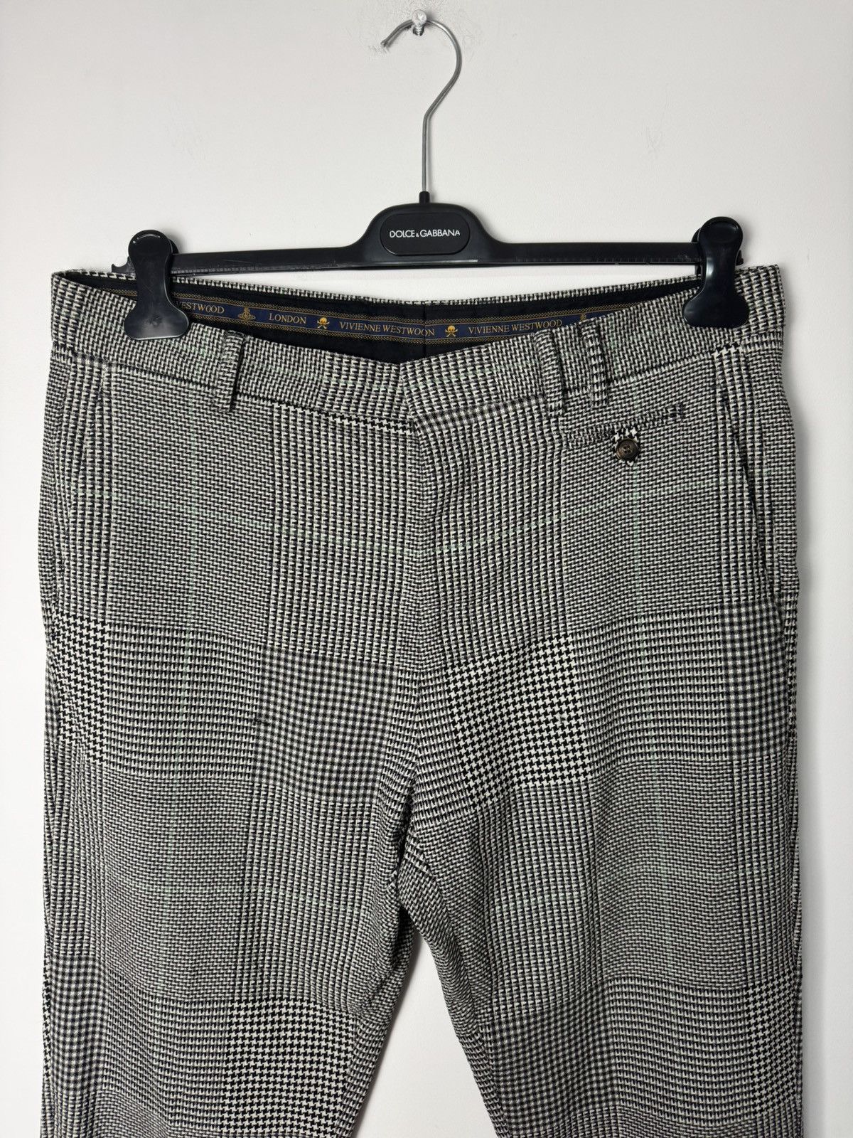 Vivienne Westwood Vivienne Westwood Patchwork Check Tailored Trousers Luxury Size US 33 - 5 Thumbnail