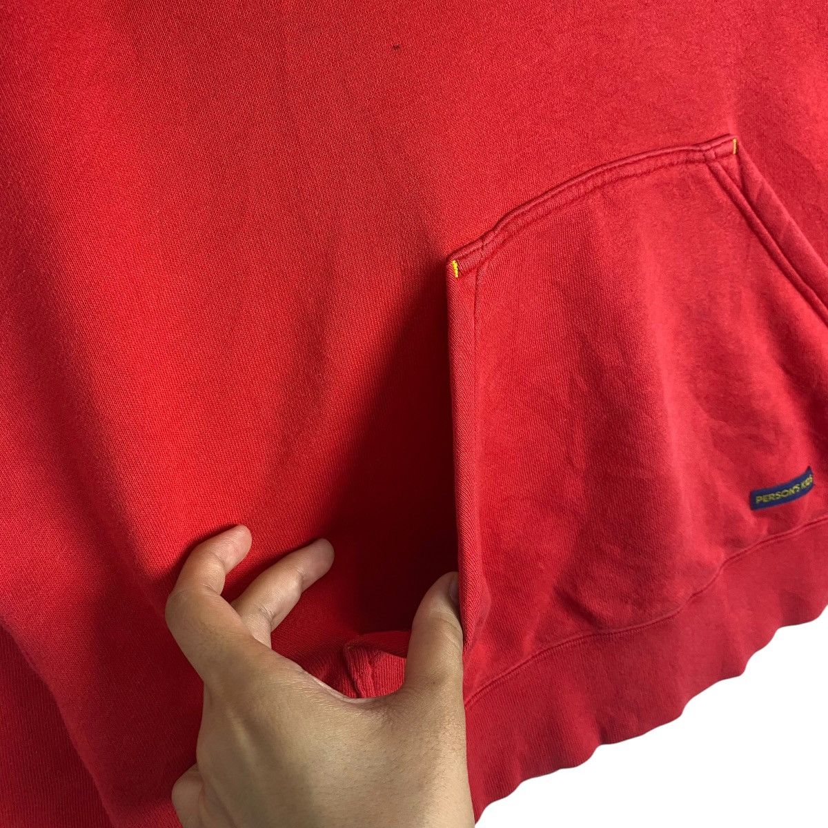 PERSON'S Vintage Persons Kids Hoodie Embroidered Red Size US L / EU 52-54 / 3 - 4 Thumbnail