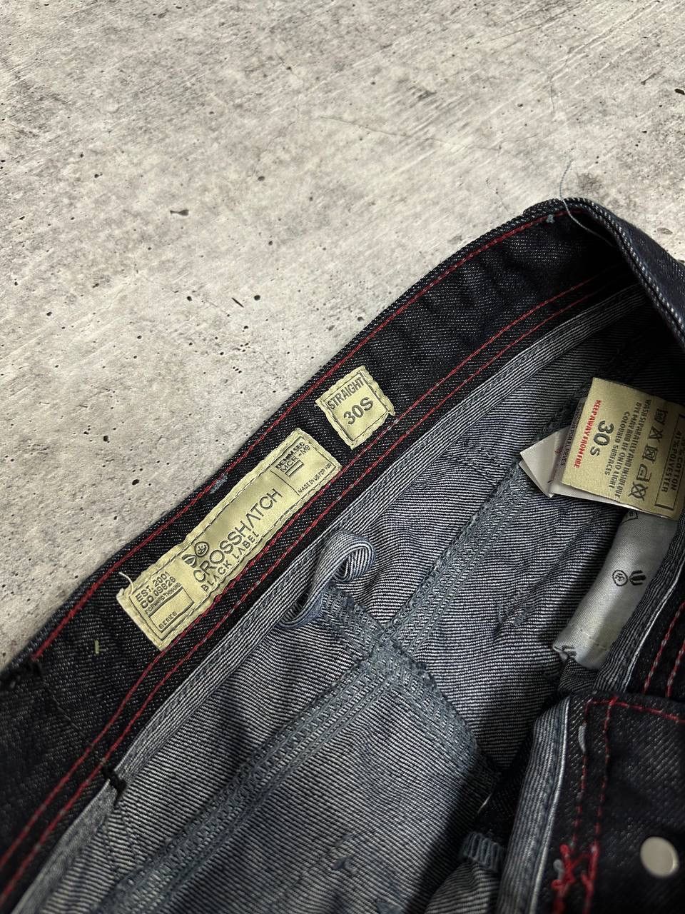Japanese Brand × Vintage Vintage Denim Cross Hatch Cargo Japanese Pants Size US 30 / EU 46 - 11 Thumbnail