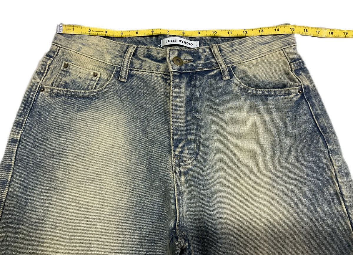 Hysteric Glamour × If Six Was Nine × Japanese Brand 🔥Sick Y2K June Studio Mud Wash Flared Denim Size US 30 / EU 46 - 13 Thumbnail