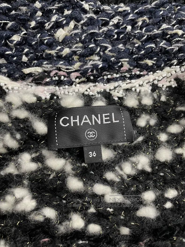 Chanel Chanel Coarse knitted studded vest jacket Size XS / US 0-2 / IT 36-38 - 4 Thumbnail