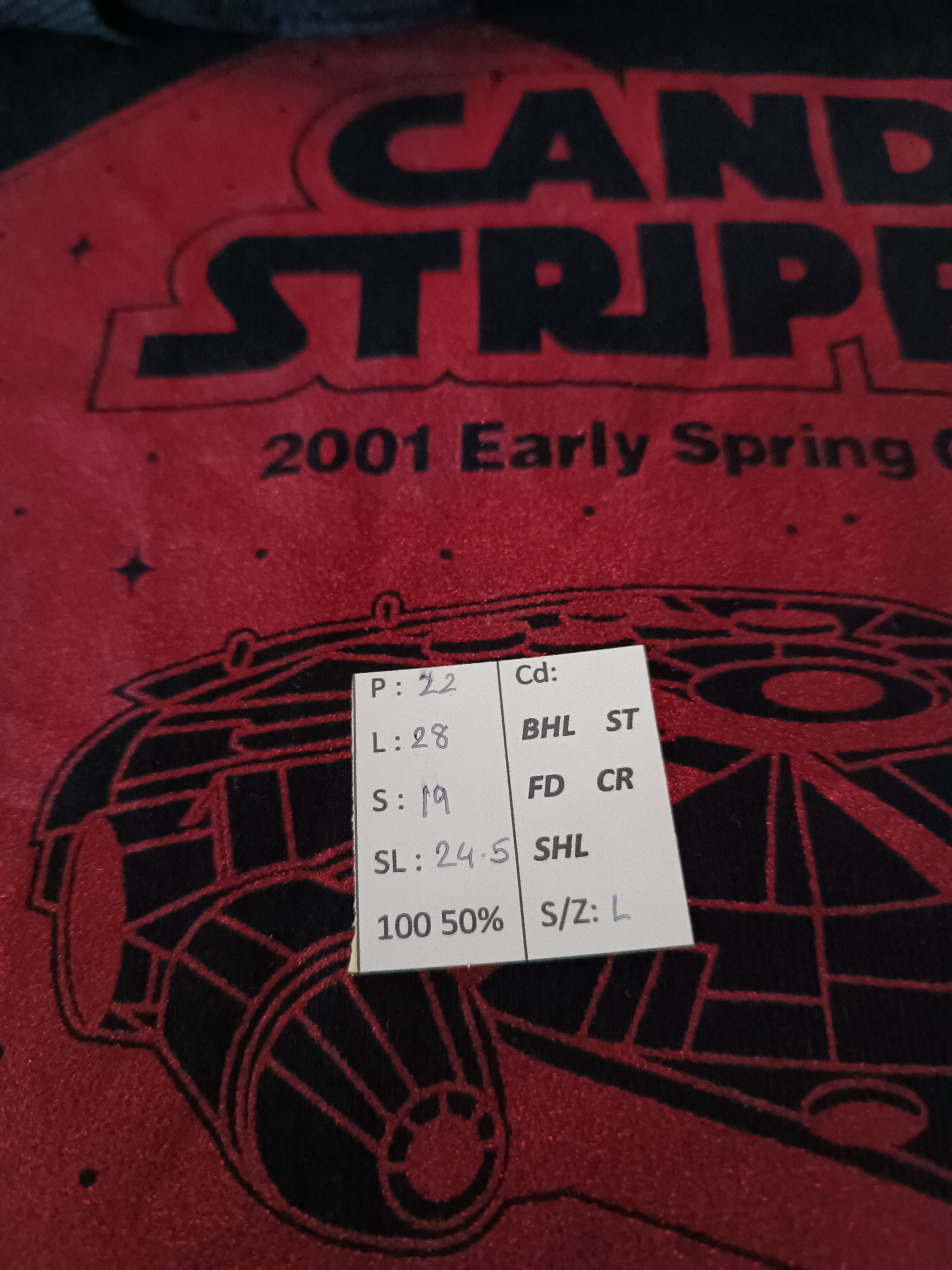 Japanese Brand VINTAGE 2001 CANDY STRIPPER SPRING COLLECTION SUPER RARE Size US M / EU 48-50 / 2 - 18 Thumbnail