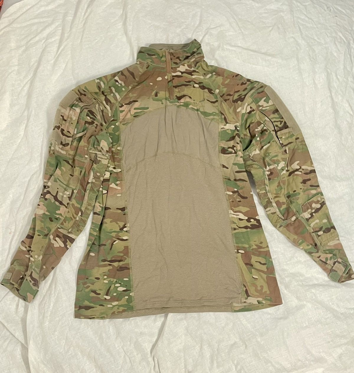 Other Army Issue 1/4 Zip Camo Combat Shirt - Flame Resistant Size US XL / EU 56 / 4 - 1 Thumbnail