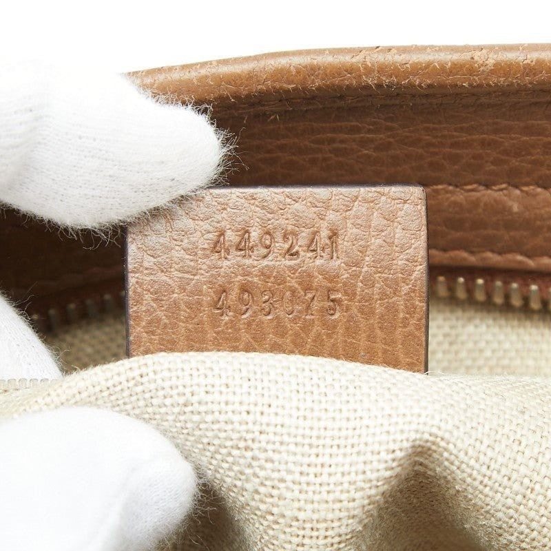 Gucci Gucci GG Canvas Handbag Brown Beige Size ONE SIZE - 9 Thumbnail