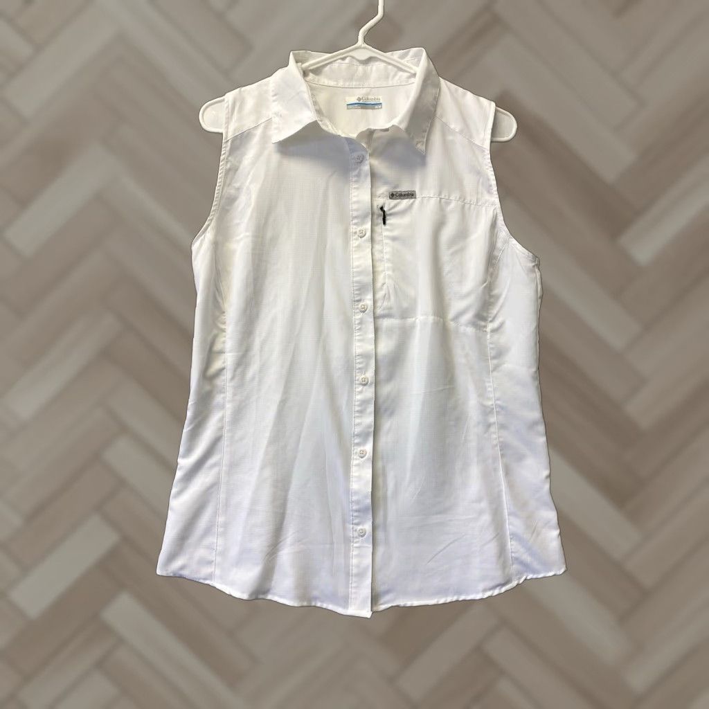 Vintage VINTAGE Columbia Women's Fishing Vest Sleeveless Medium White Vented Outdoor Gear Size M / US 6-8 / IT 42-44 - 1 Thumbnail