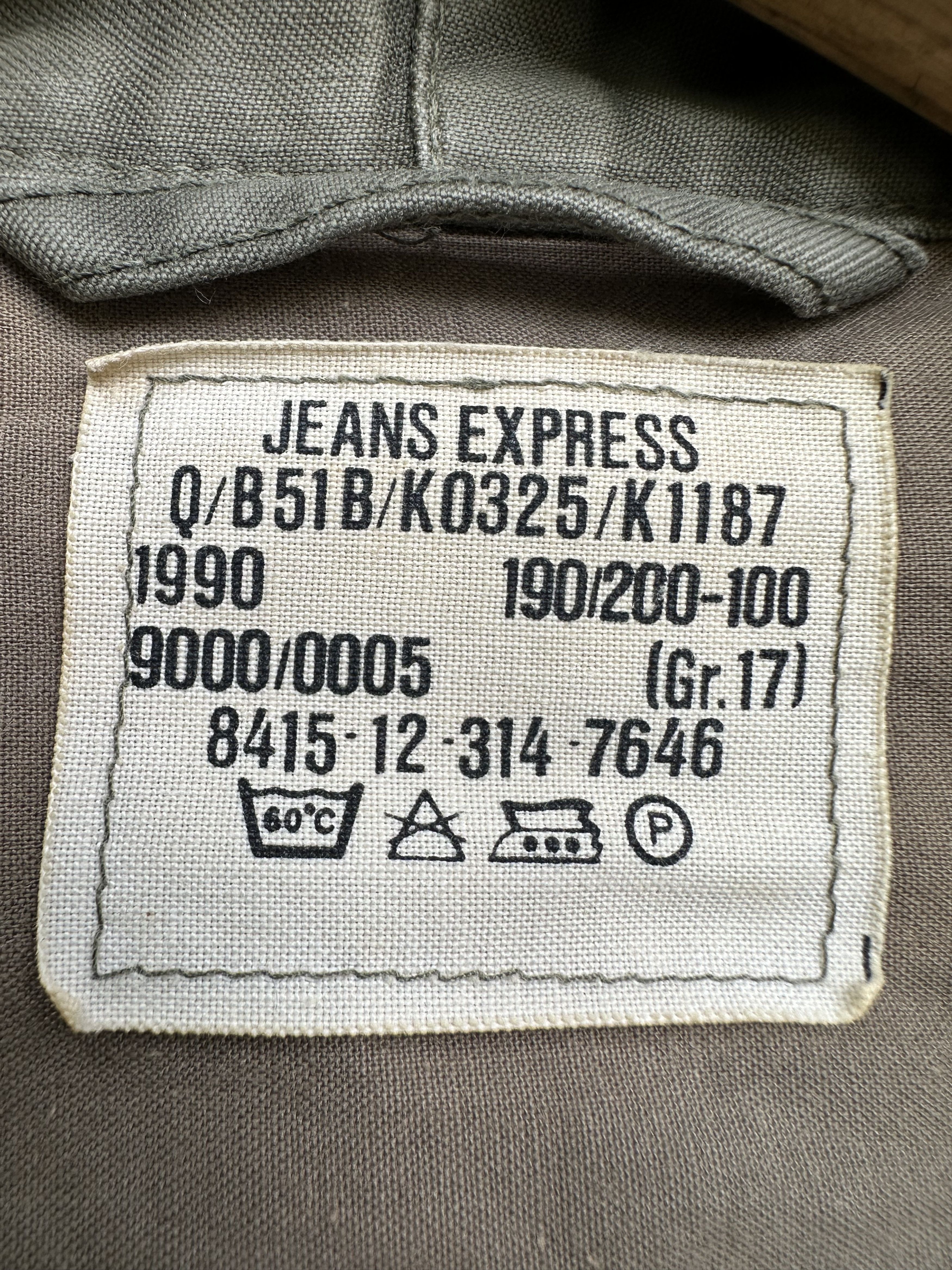 Vintage Vintage 1990 Germany Army Jeans Express Jacket Size US XL / EU 56 / 4 - 14 Thumbnail
