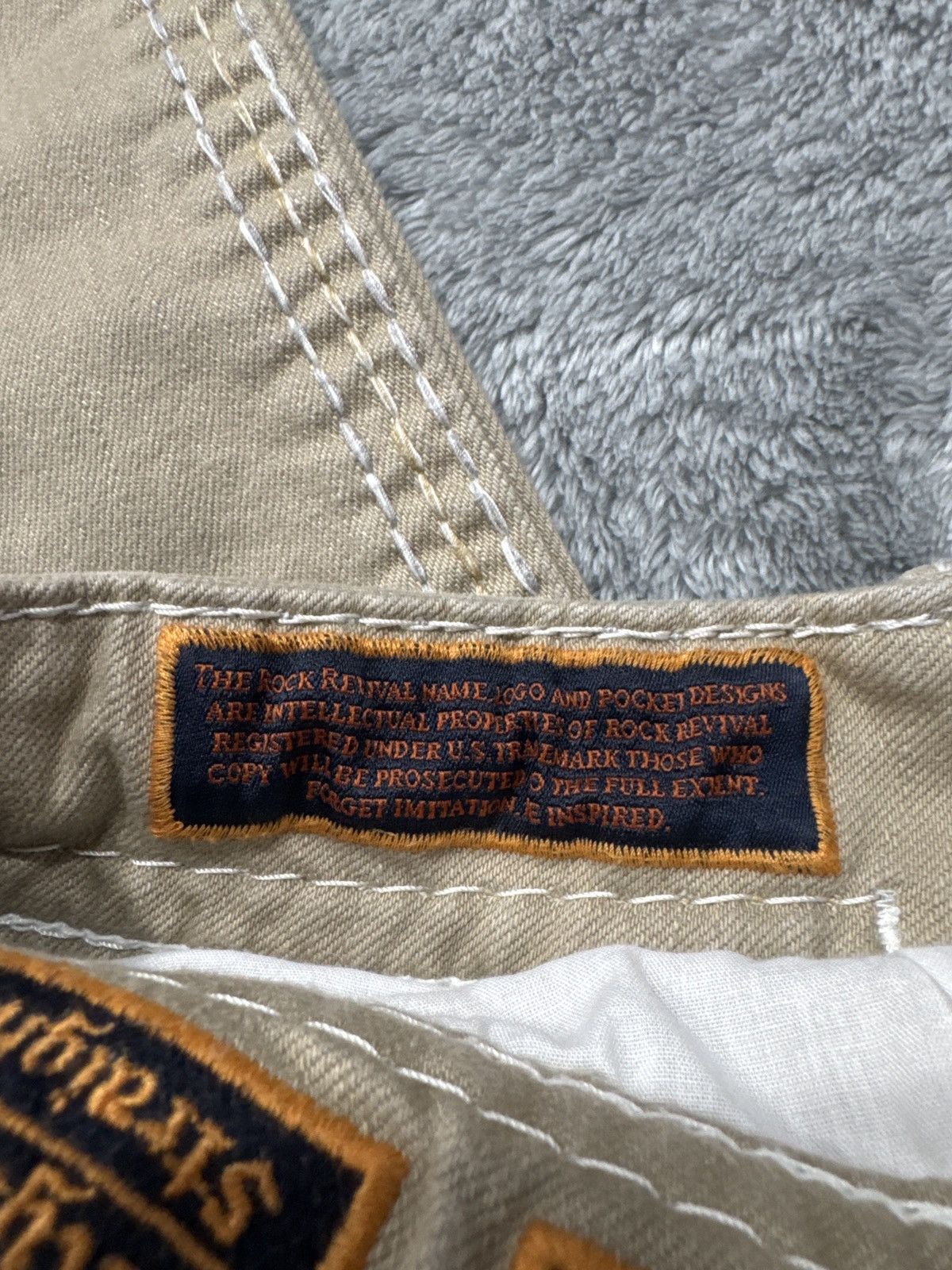 Rock Revival 31/32 rock revival jeans Beige Whiteish color way Size US 31 - 10 Thumbnail