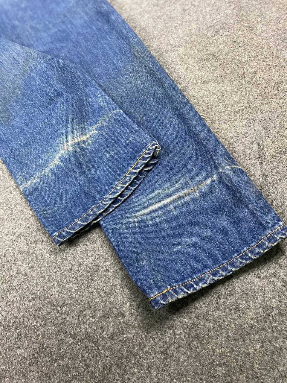 Levi's vintage levis 505 orange tab denim nice design Size US 33 - 6 Thumbnail