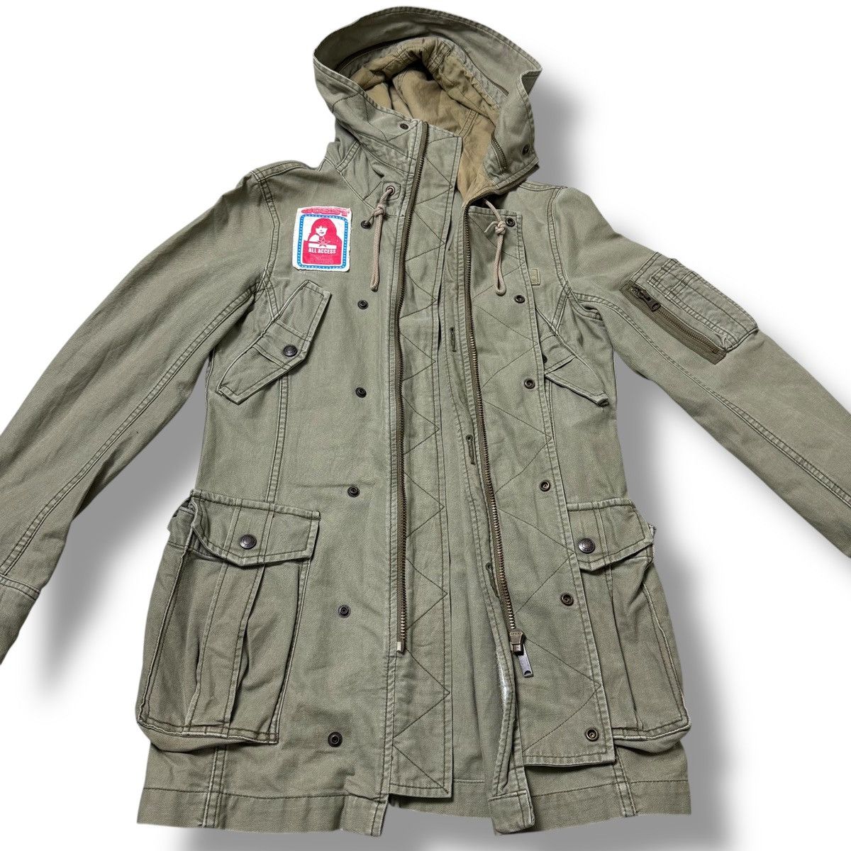 Hysteric Glamour Hysteric Glamour Multi Pocket Tactical Zipper Parka Jacket Size US M / EU 48-50 / 2 - 14 Thumbnail