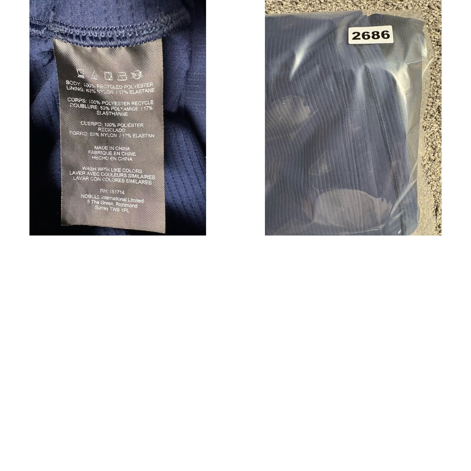 Vintage NOBULL Shorts Mens XL Blue Athletic Training Gym Stretch 7” Unlined Size US 36 / EU 52 - 8 Thumbnail