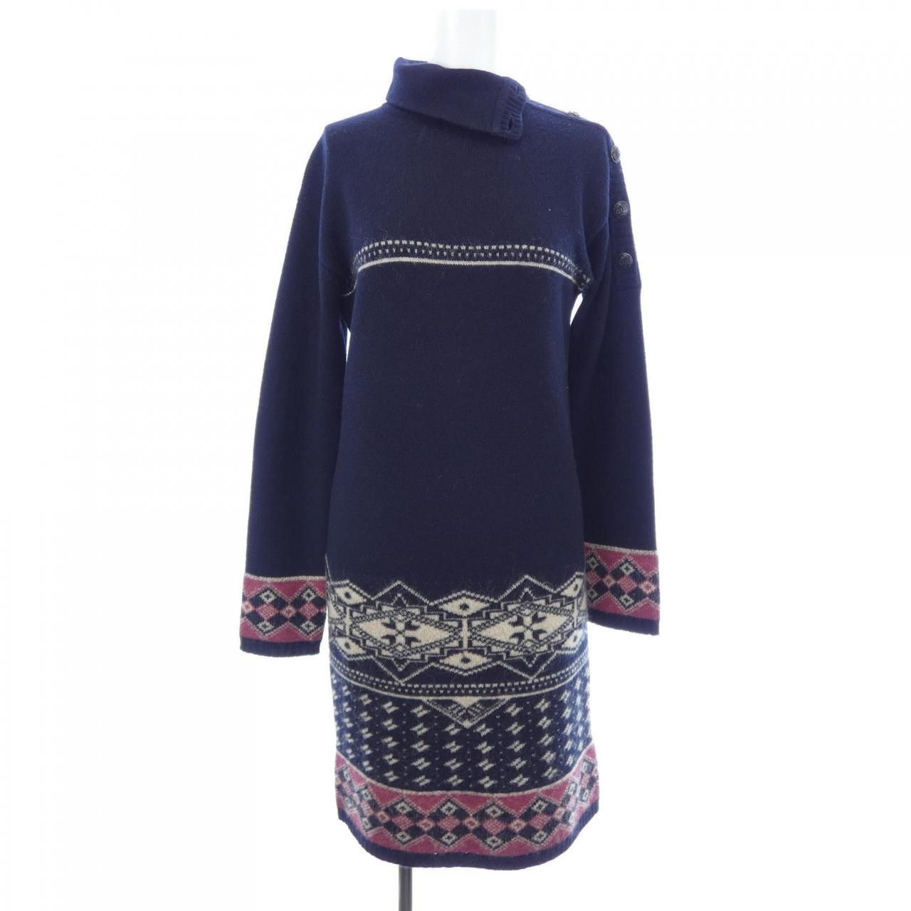 Chanel Chanel Chanel Cashmere Blend Dress Textile Dresses P46906K05925 DUTY FREE for USA Size ONE SIZE - 1 Thumbnail