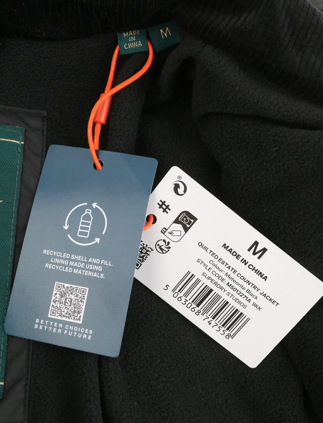Superdry Estate Country M Black Snap Light 87142 Size US M / EU 48-50 / 2 - 11 Thumbnail