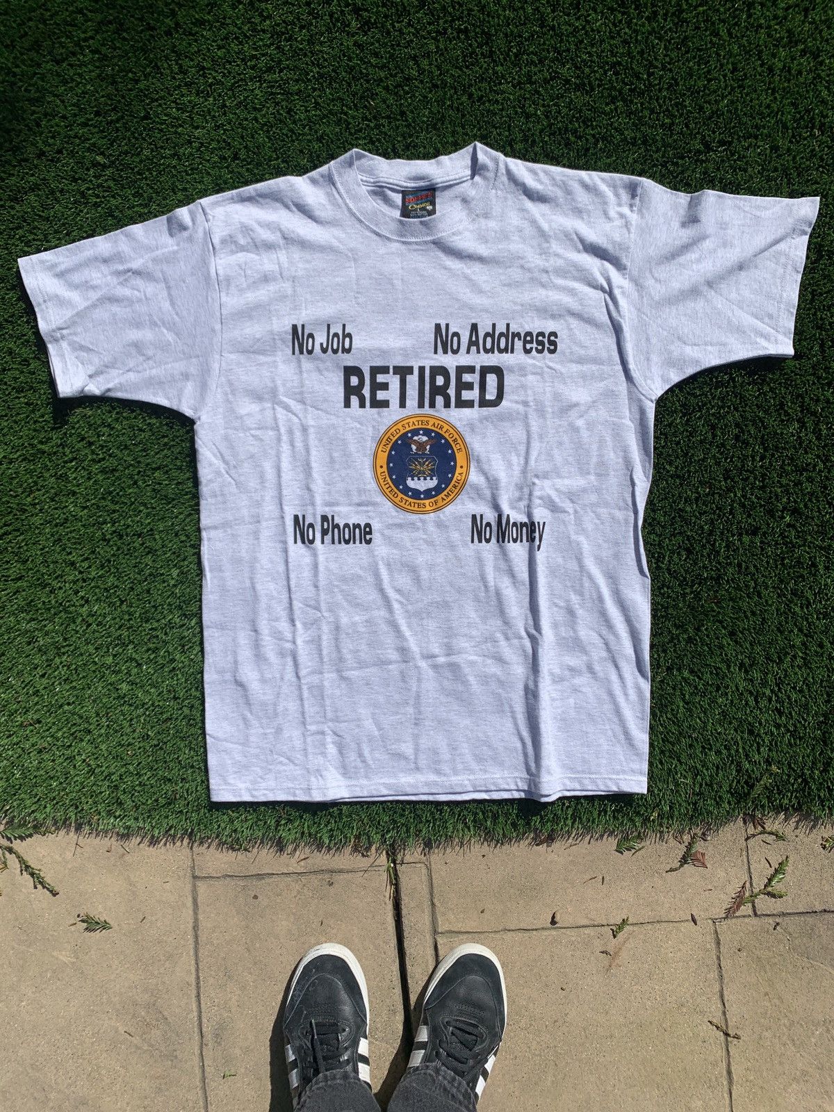 Vintage Crazy vintage retired U.S. Air Force tee Size US L / EU 52-54 / 3 - 2 Thumbnail