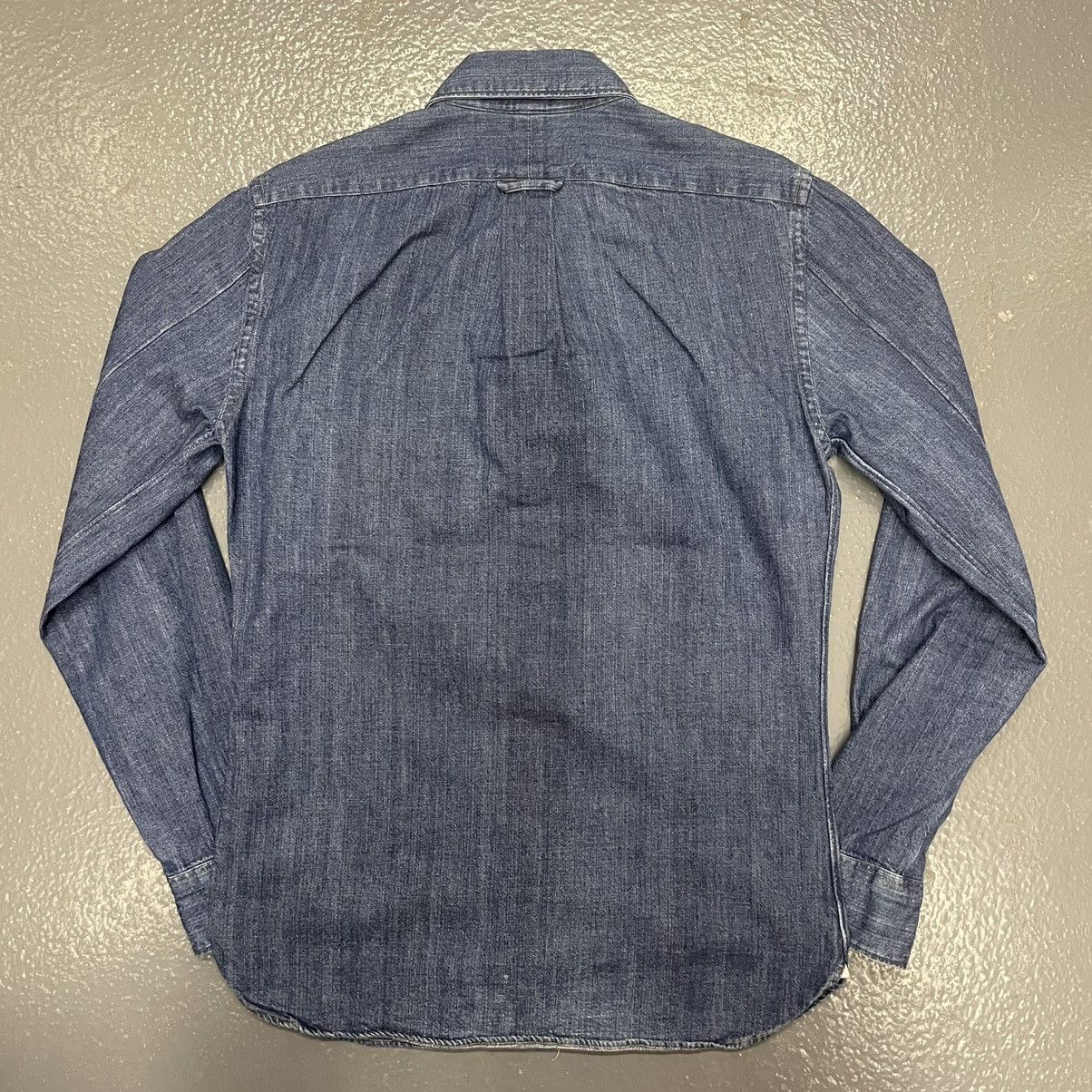 Todd Snyder Albiate Denim Button Up Shirt Spread Collar Medium Wash Size US XS / EU 42 / 0 - 7 Thumbnail