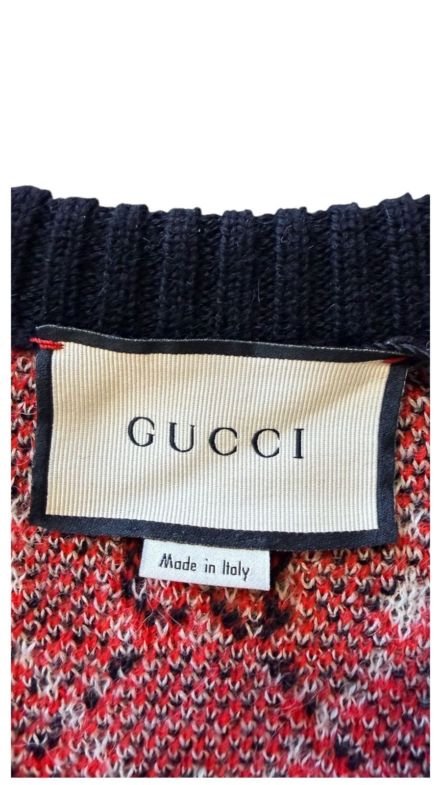 Gucci Gucci GG Diamond M Wool Sweatshirt V Crewneck Size US M / EU 48-50 / 2 - 7 Thumbnail