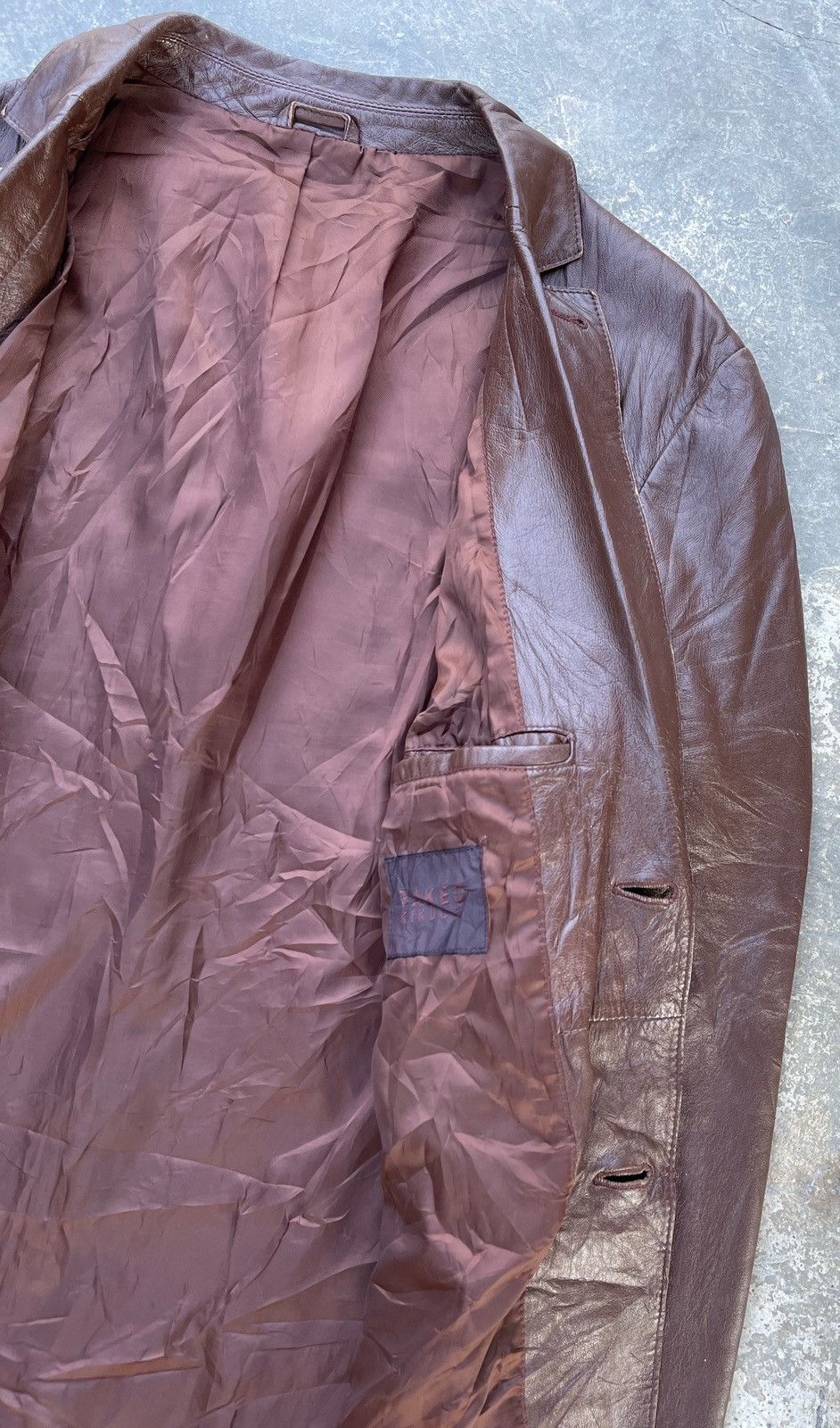 Takeo Kikuchi TAKEO KIKUCHI SHEEP SKIN LEATHER COAT Size US L / EU 52-54 / 3 - 12 Thumbnail